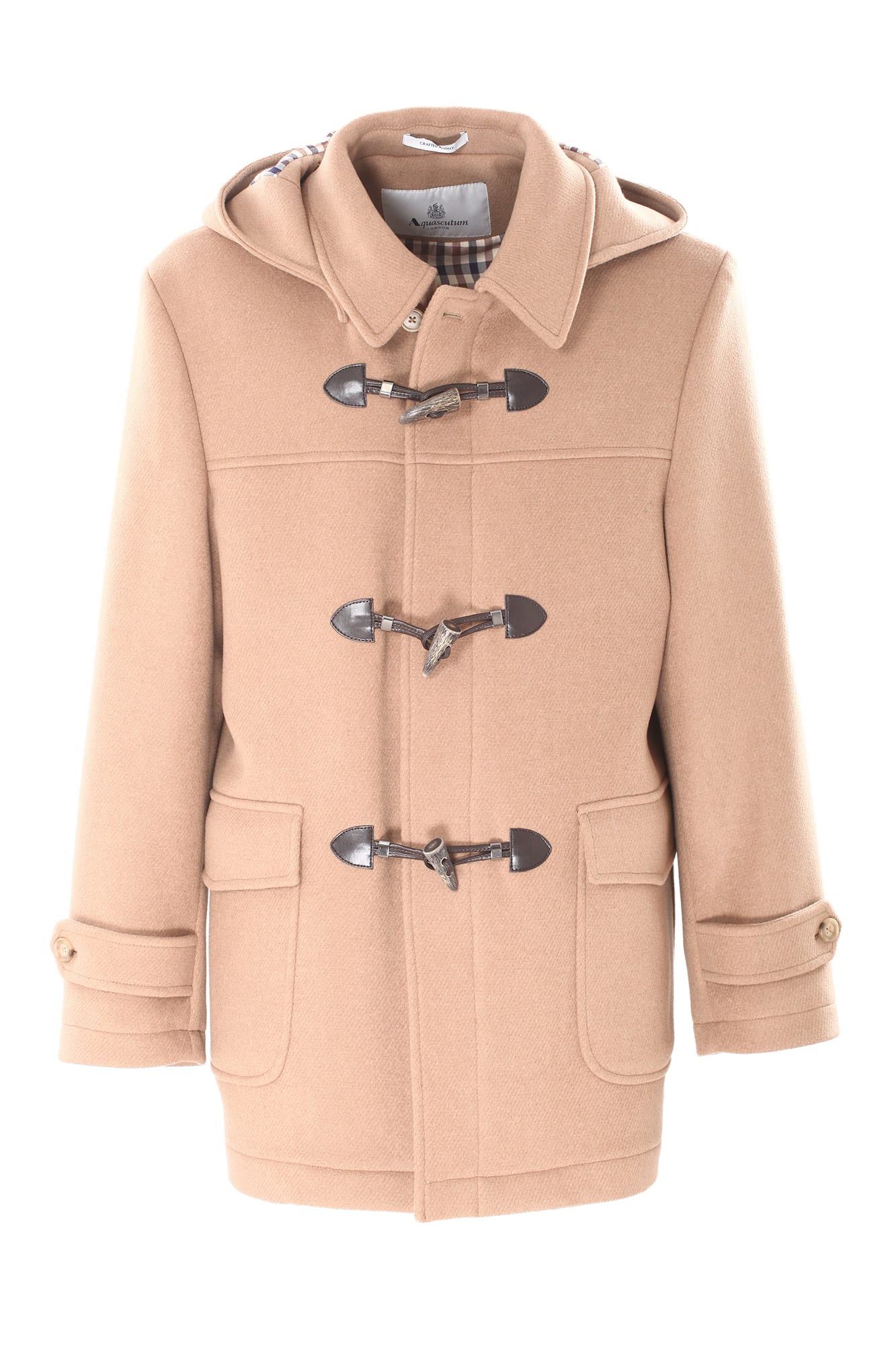 Shop Aquascutum Coats Camel