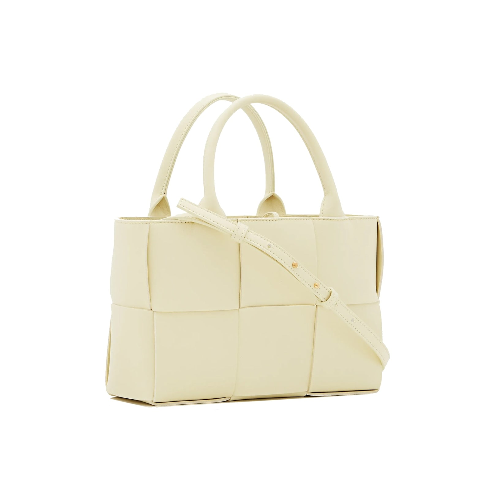 Bottega Veneta Arco Mini Tote Bag In Yellow