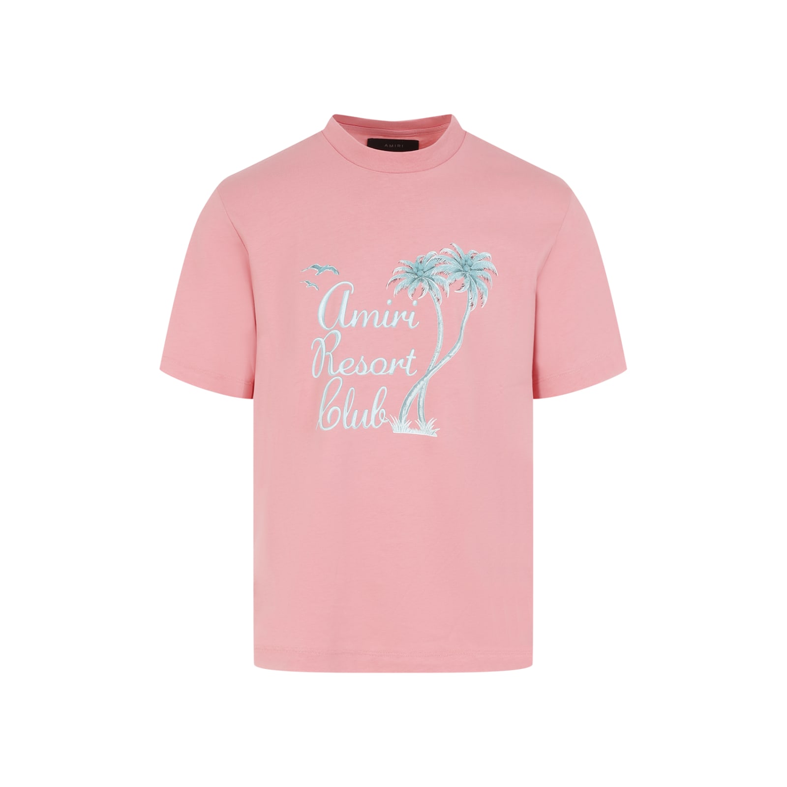 Shop Amiri Resort Club Tee In Flamingo Pink