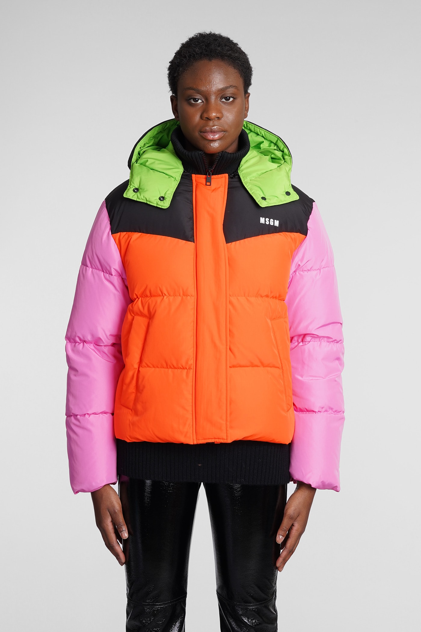 MSGM Puffer In Multicolor Polyester