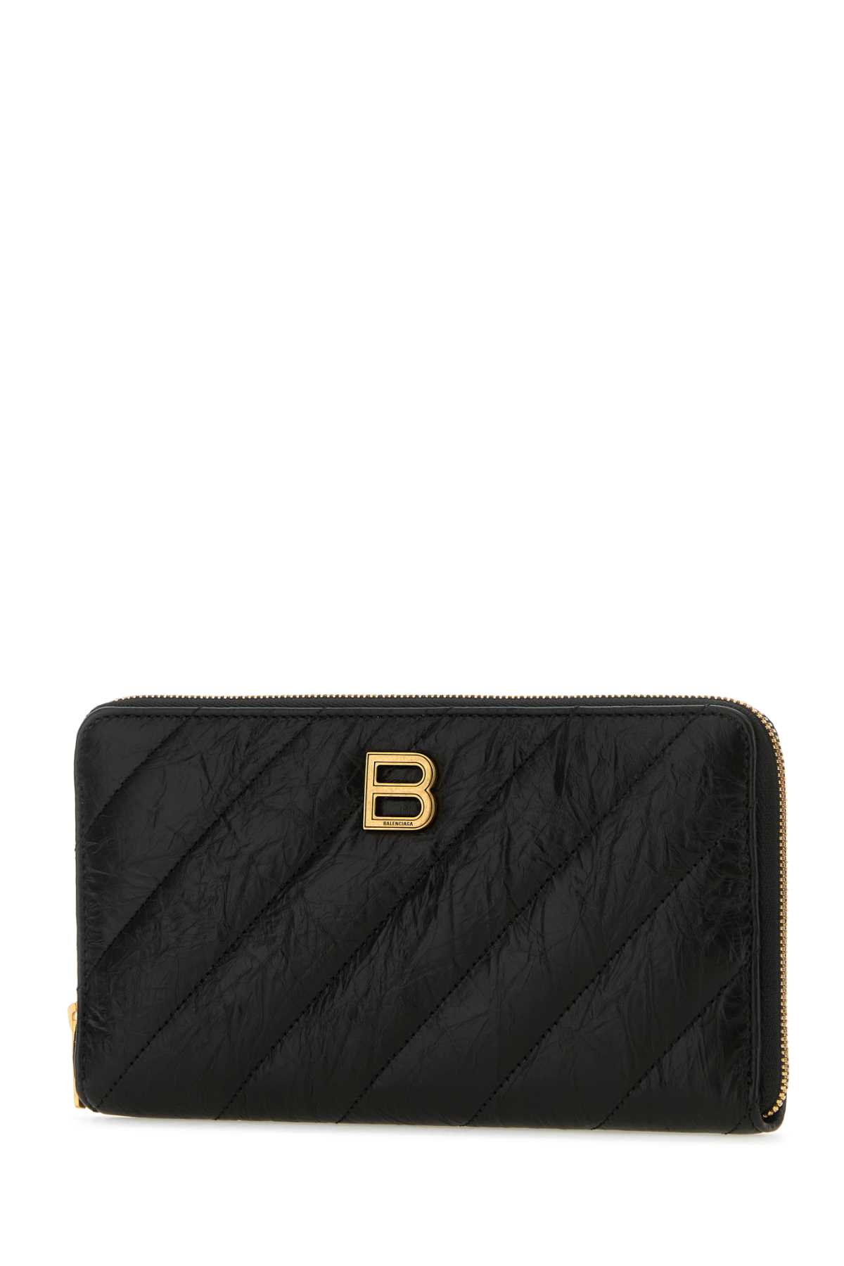 Shop Balenciaga Black Leather Wallet