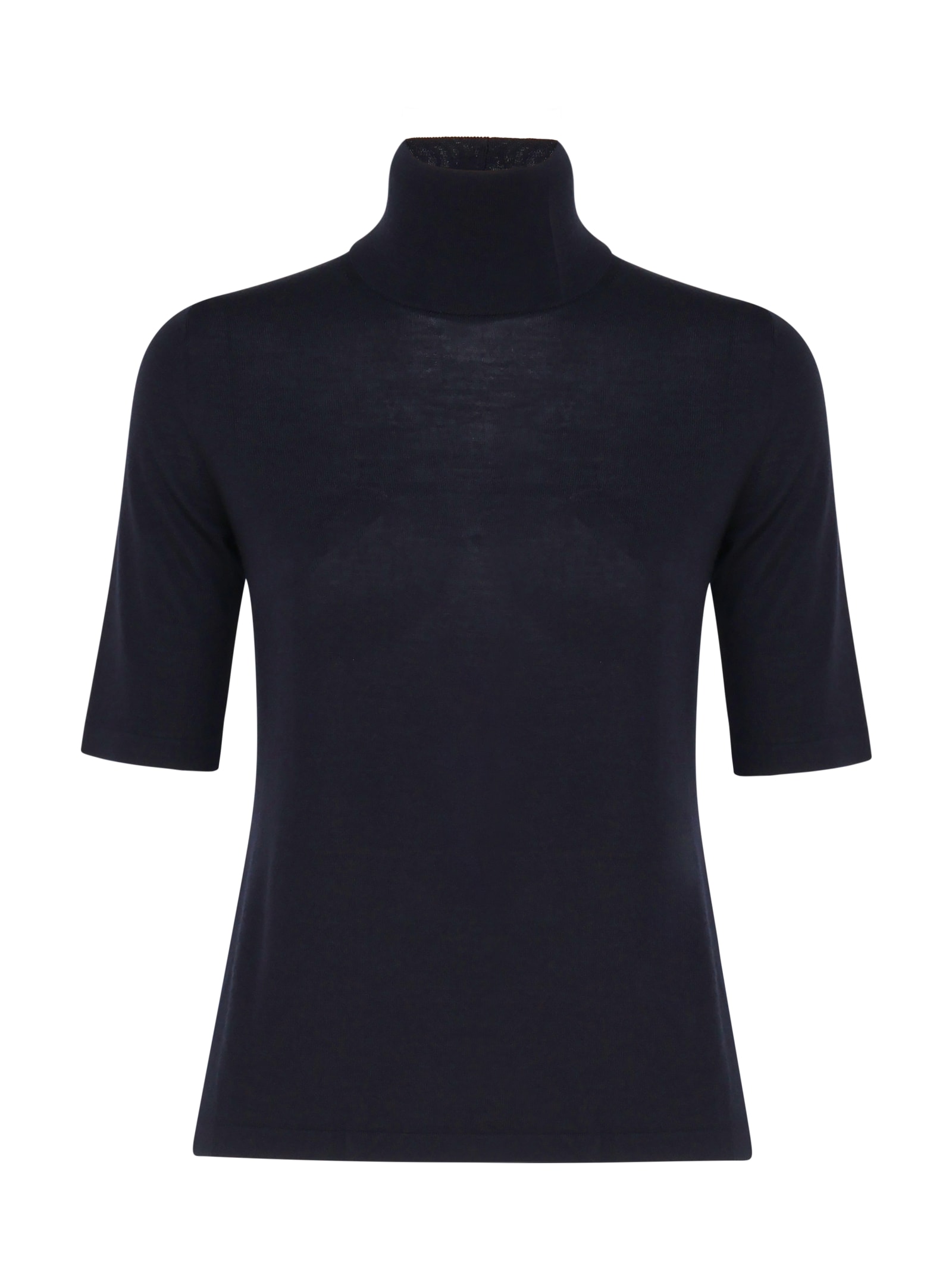 Shop 's Max Mara Gigi Turtleneck Sweater In Virgin Wool In Ultramarine