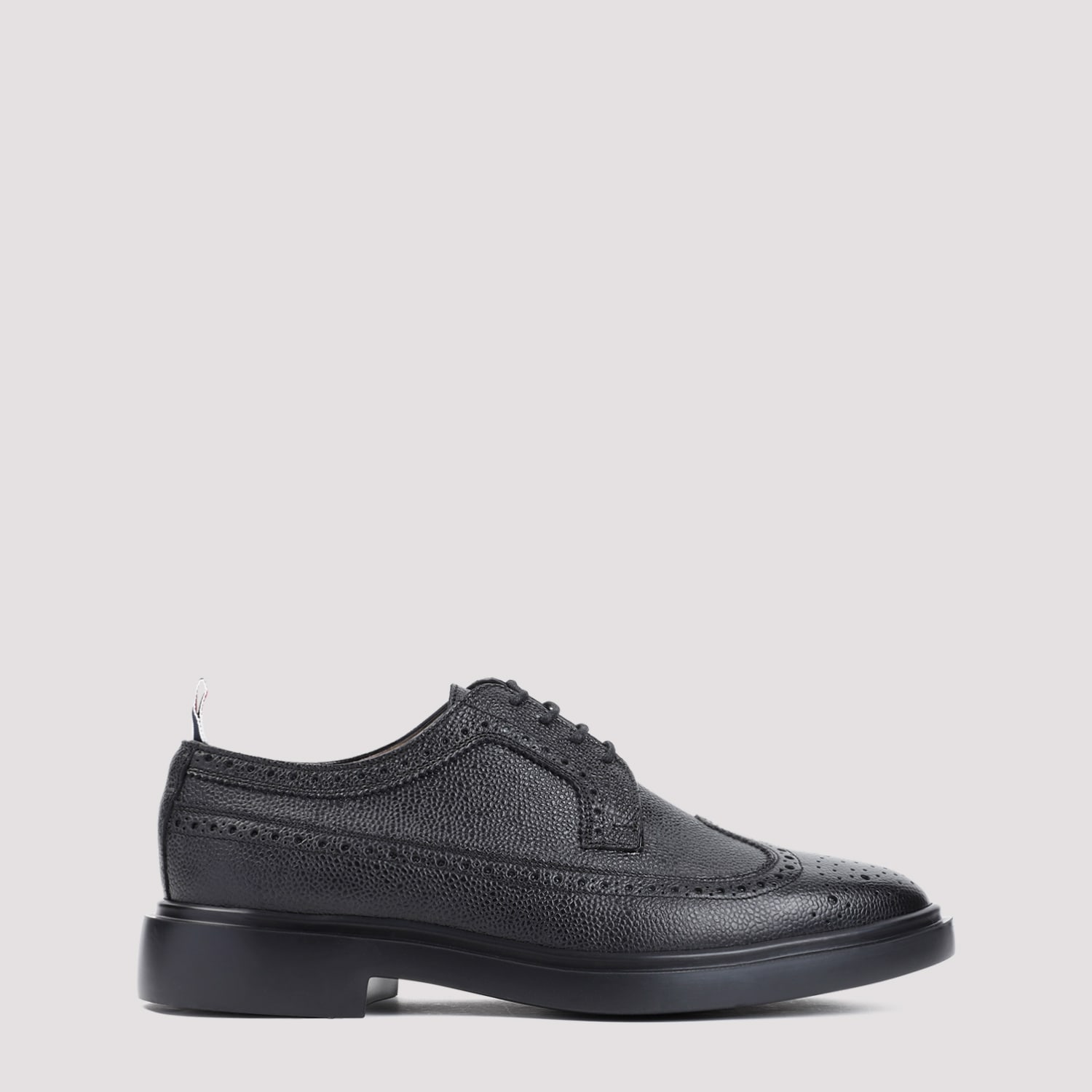 Shop Thom Browne Longwing Brogues In Black