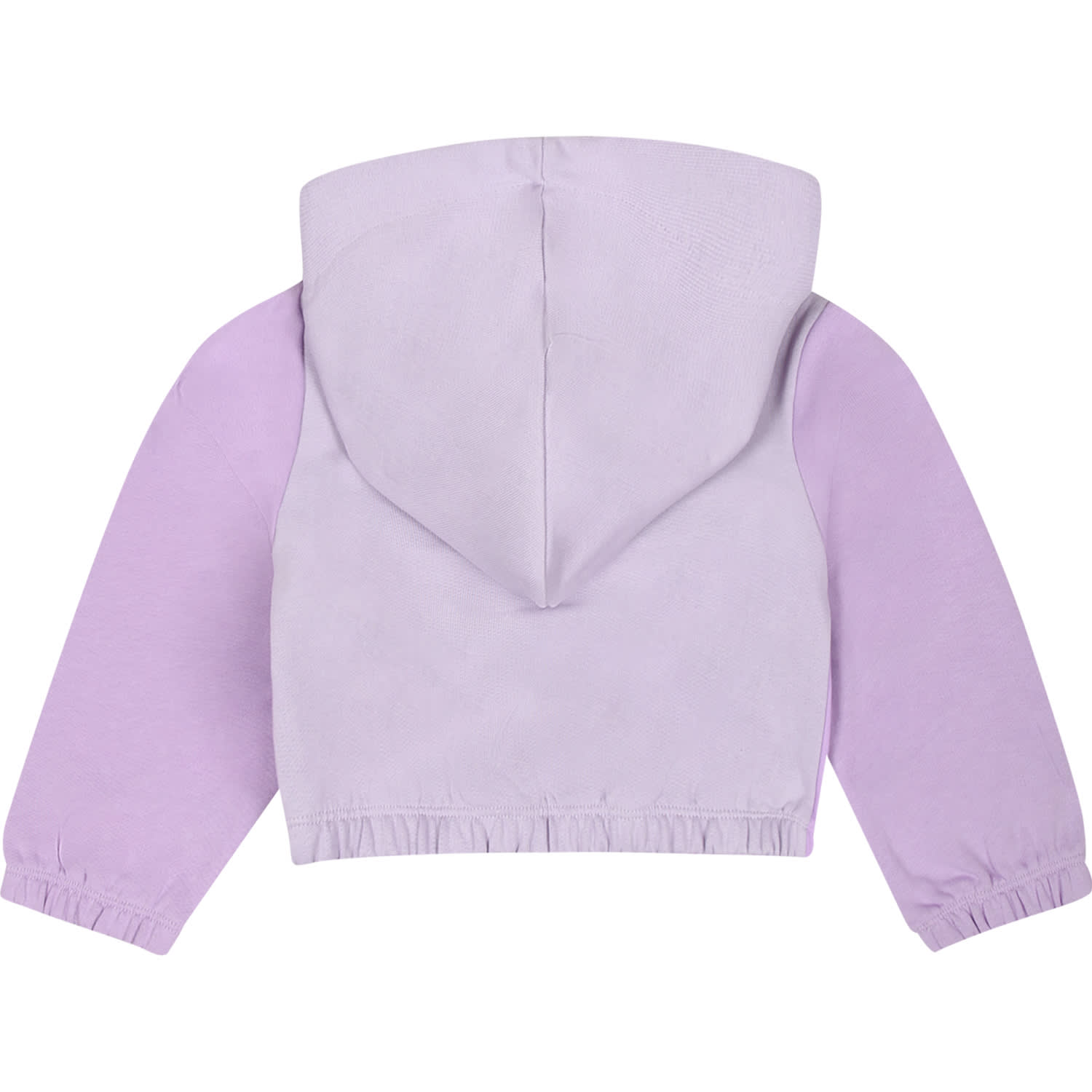 Shop Stella Mccartney Purple Sweatshirt For Baby Girl With Seahorse In Violet