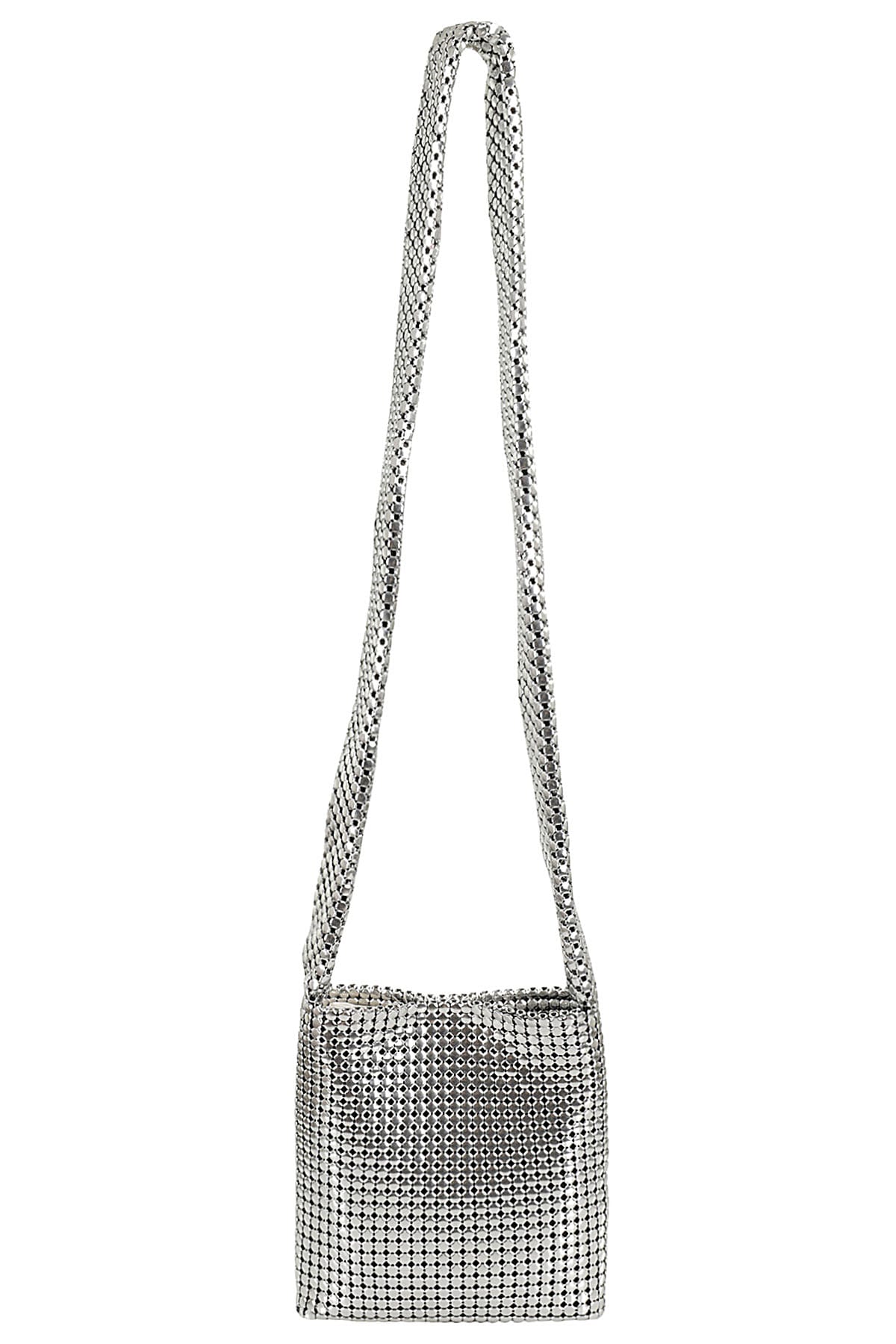 Shop Rabanne Sac Bandouliere In Silver