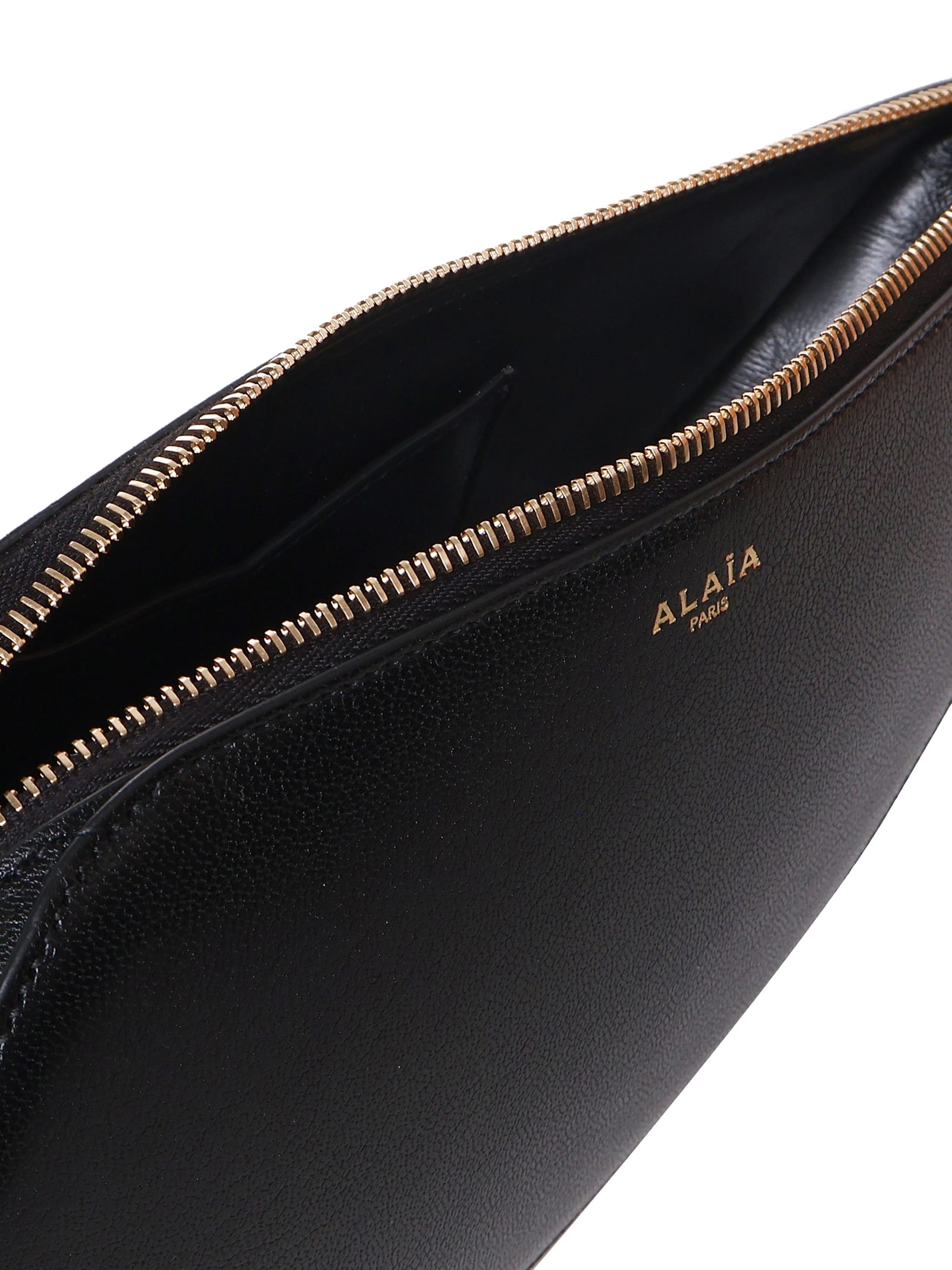 Shop Alaïa Le Demi Coeur Bag In Black