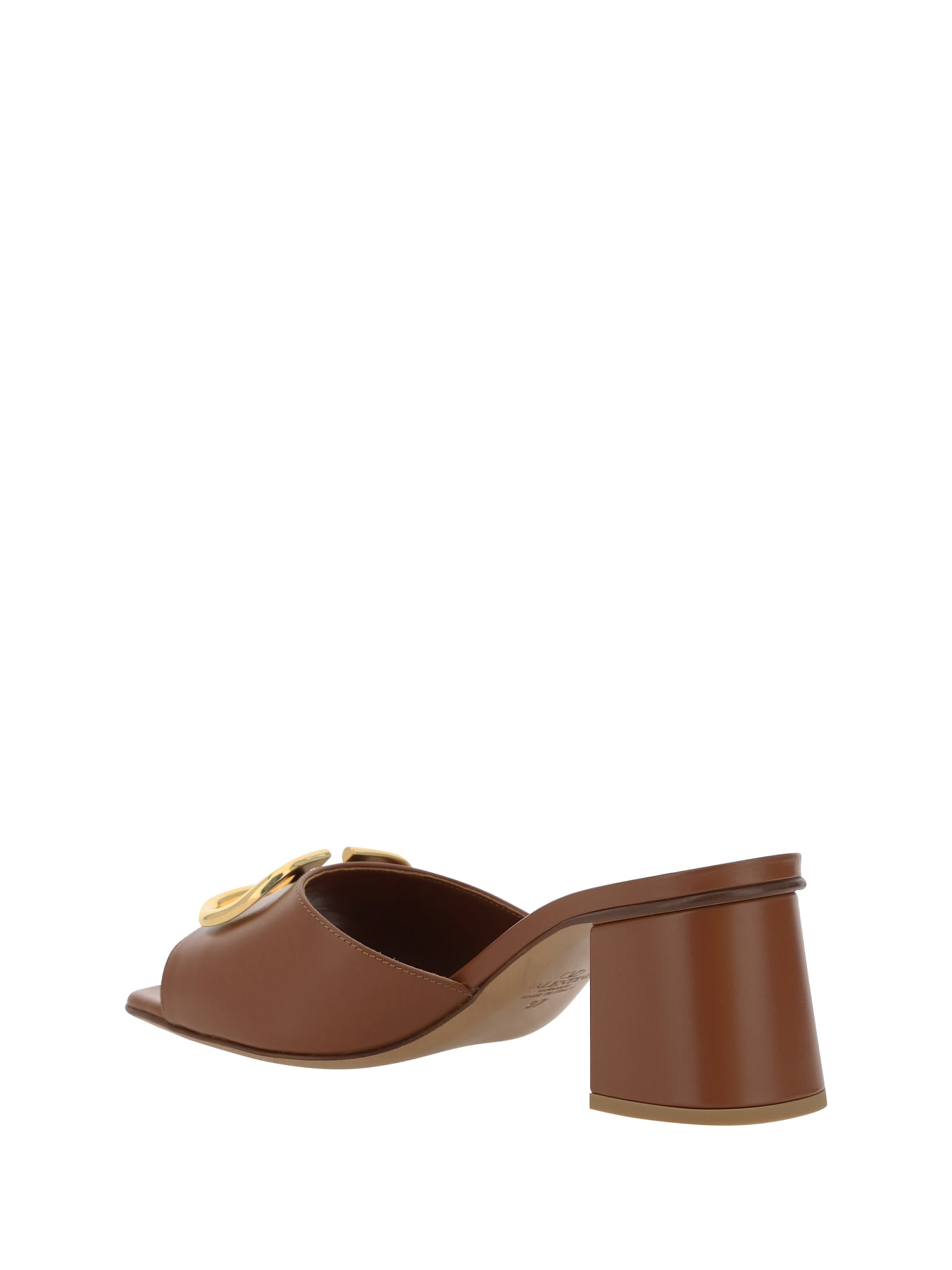 Shop Valentino Vlogo Sandals In Selleria