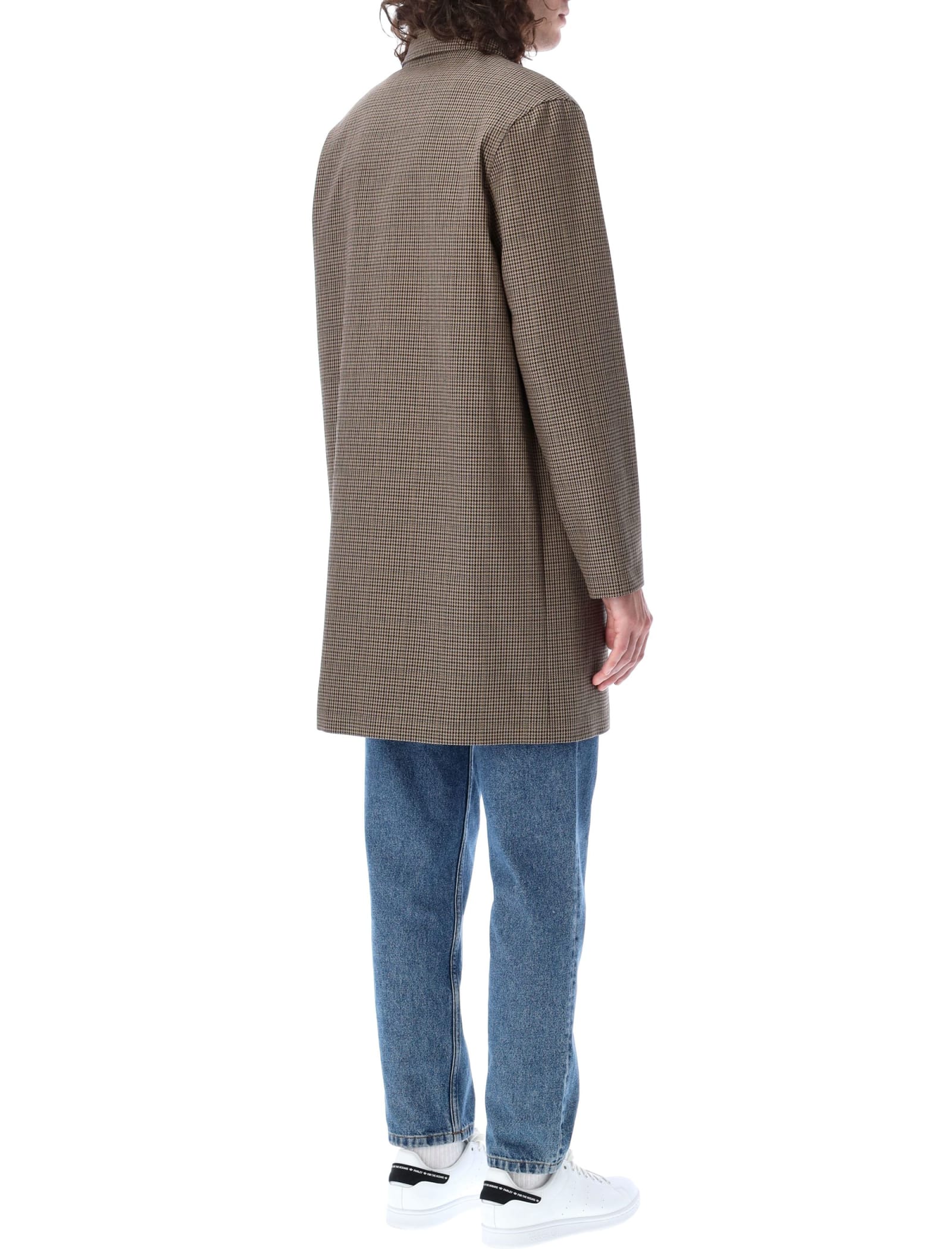 APC EMILIEN HOUNDSTOOTH COAT