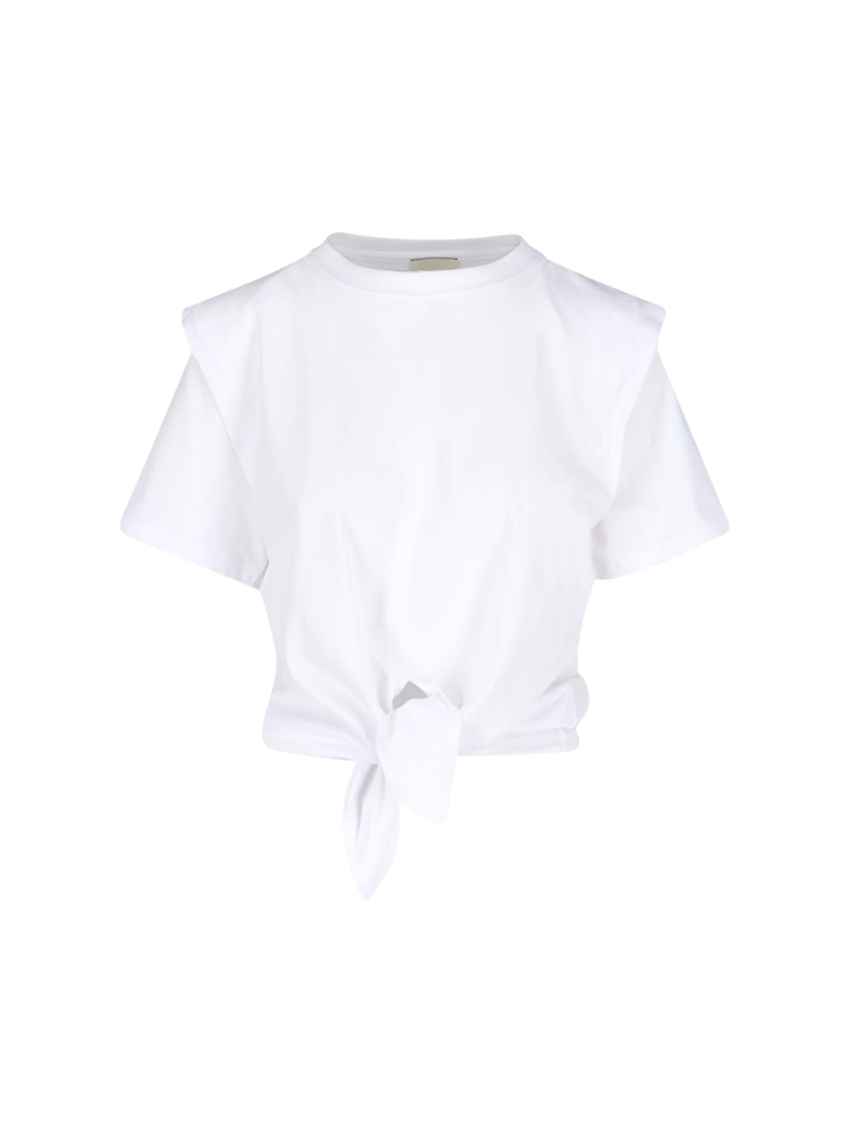 Isabel Marant Cropped T-shirt In White