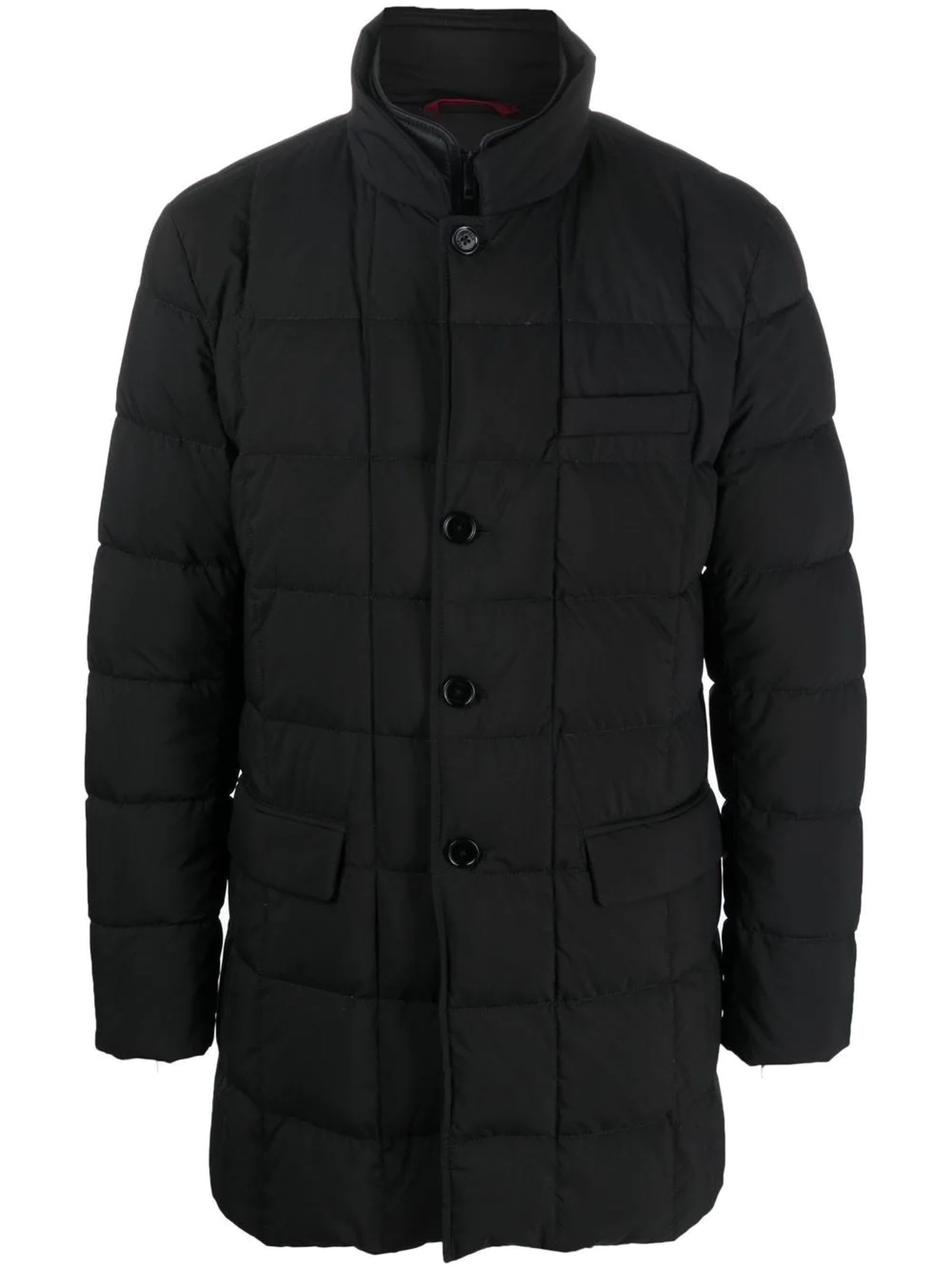 Fay Black Feather Down Jacket