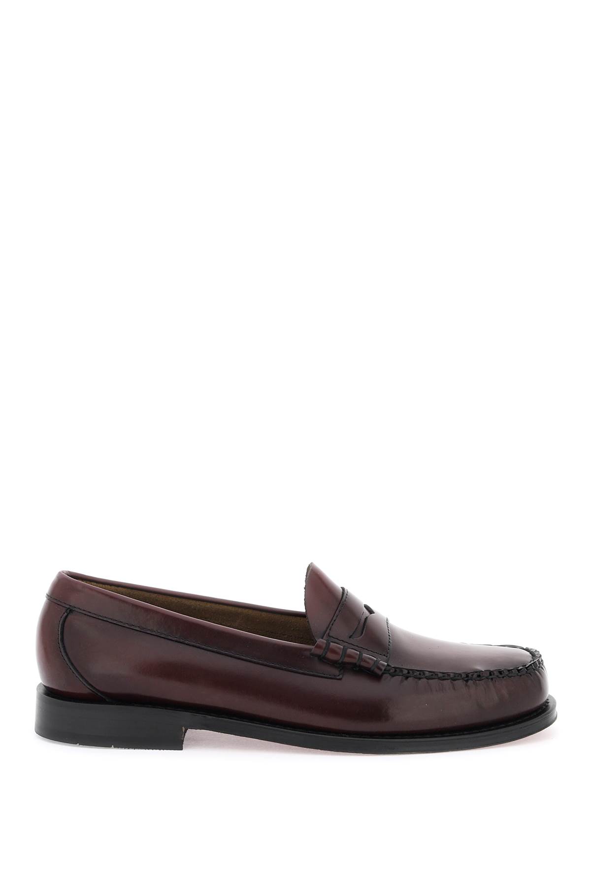 Shop G.h.bass &amp; Co. Weejuns Larson Penny Loafers In Wine (purple)