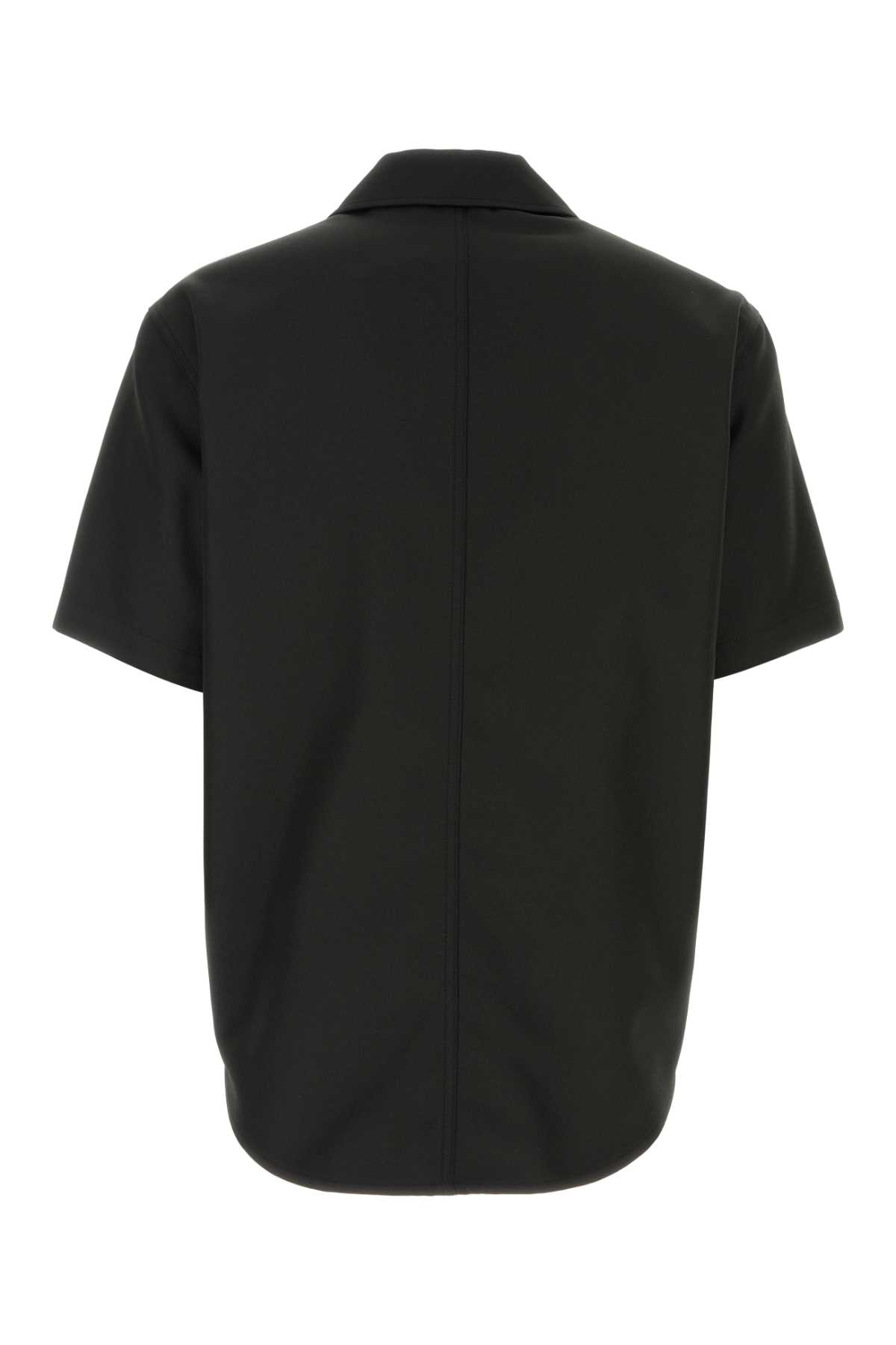 Shop Courrèges Black Polyester Shirt