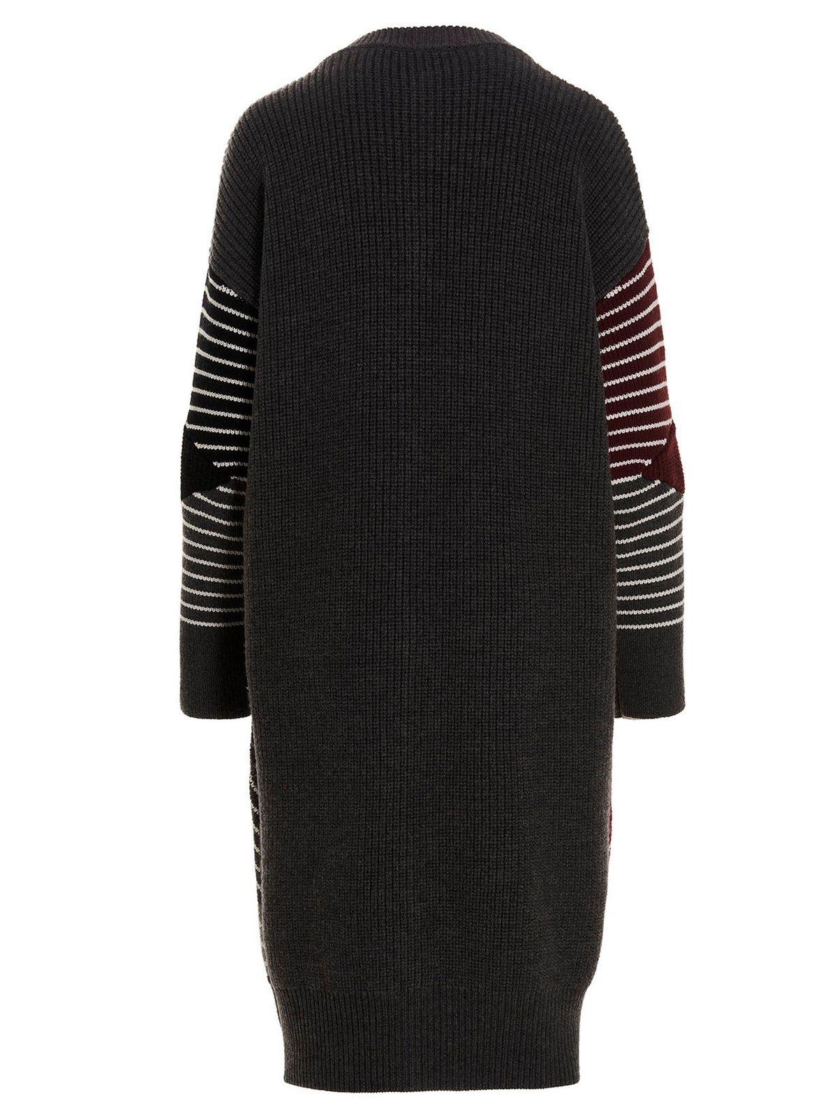 Stella Mccartney Wool Coat In Multicolour