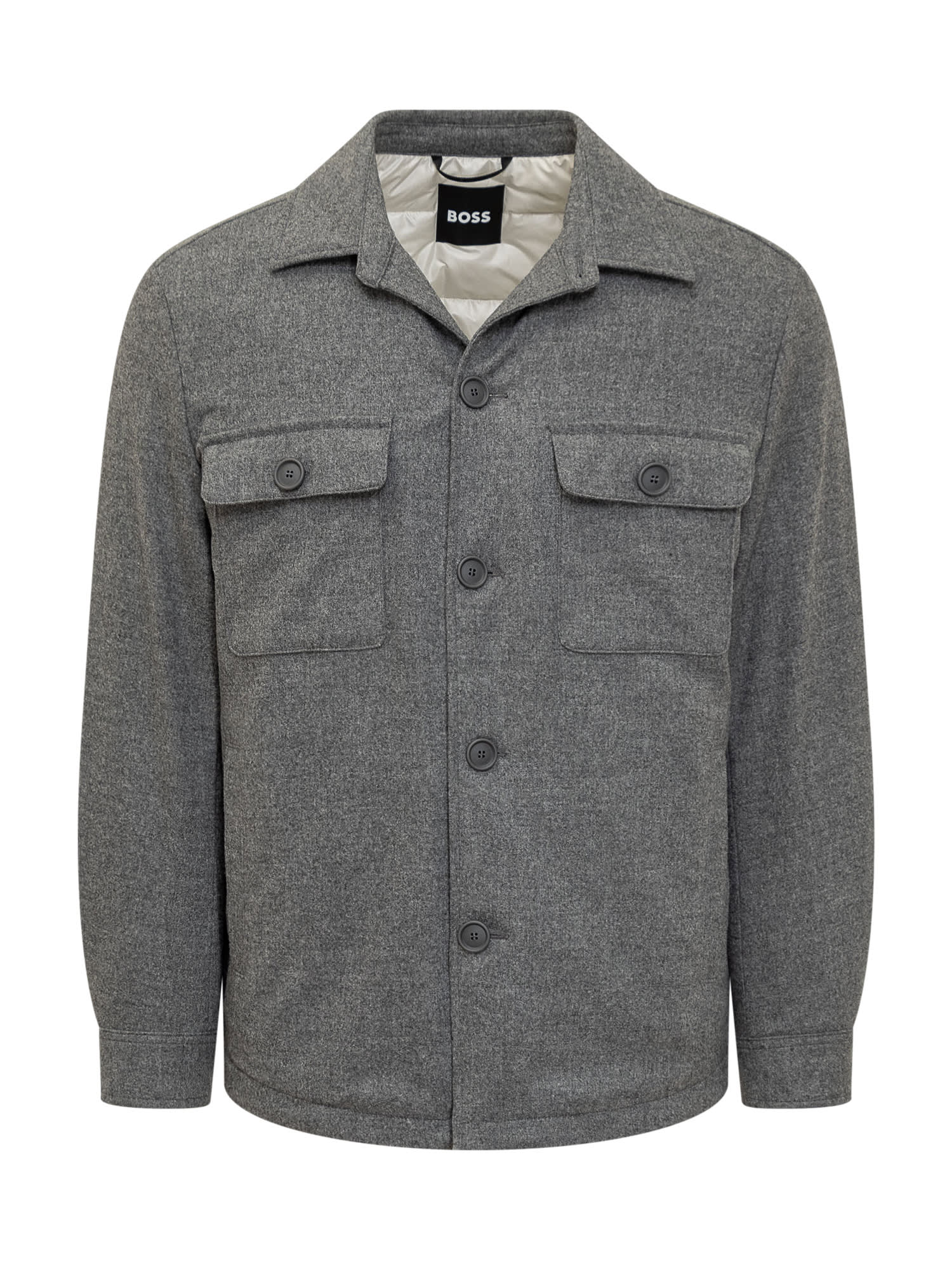 Shop Hugo Boss P-carper Jacket In Silver