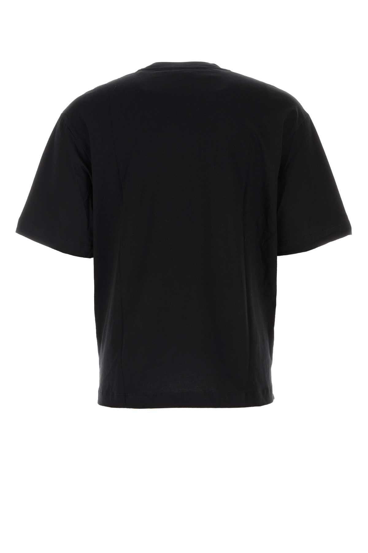 Shop Off-white Black Cotton T-shirt In Blkwht