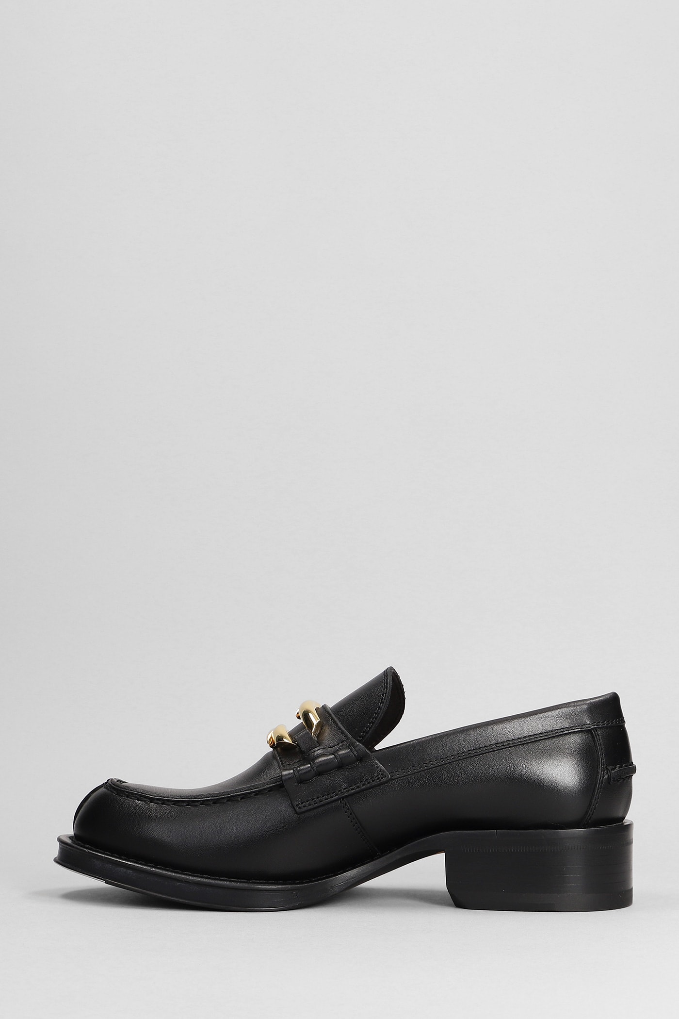 Lanvin Moccasters In Black