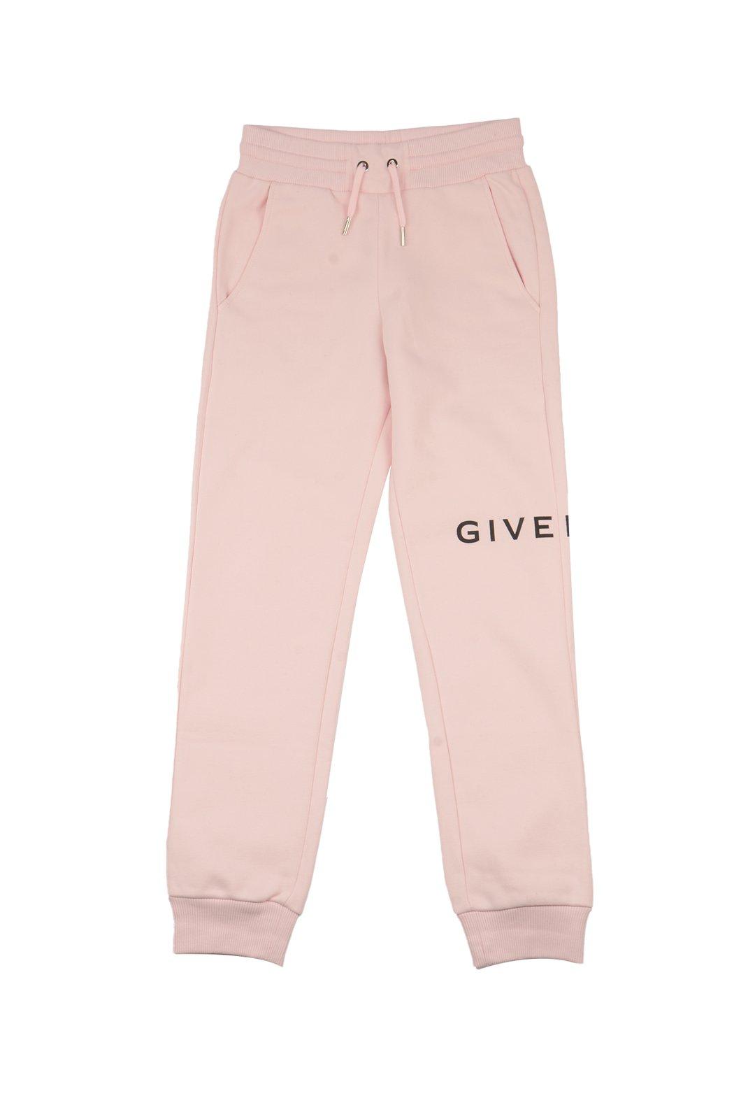 Shop Givenchy Logo Printed Drawstring Pants