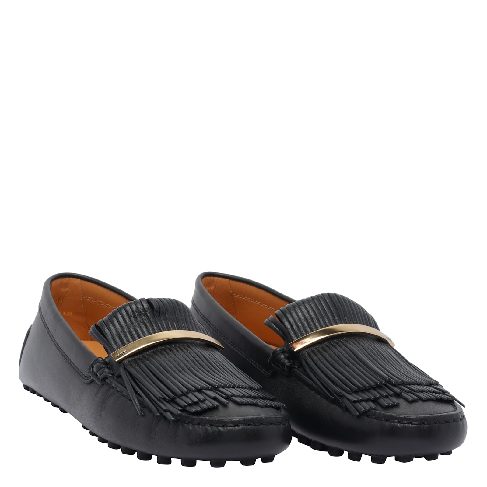 Tod's Gommino Loafers In Black