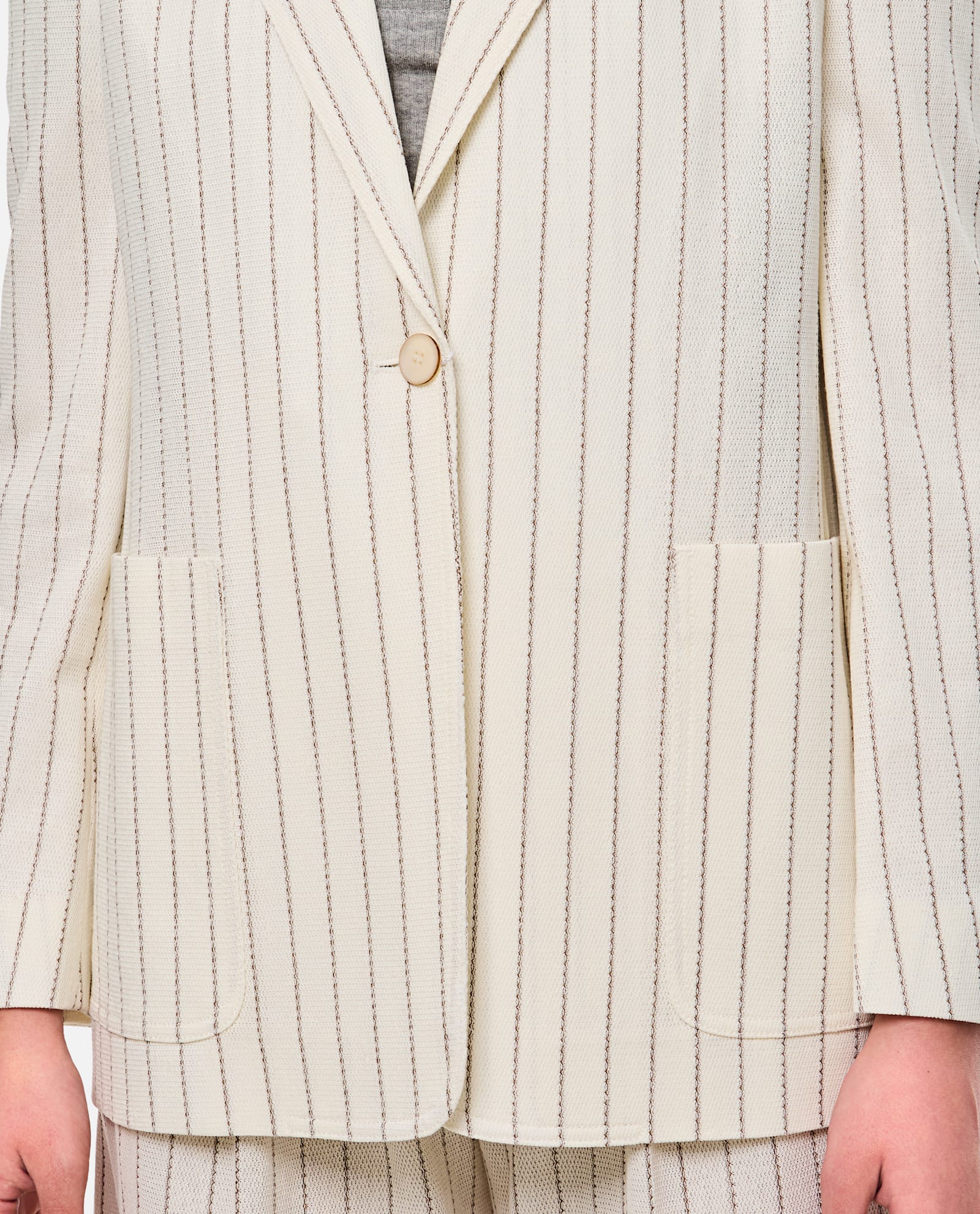 Shop Max Mara Jady Jacket In White