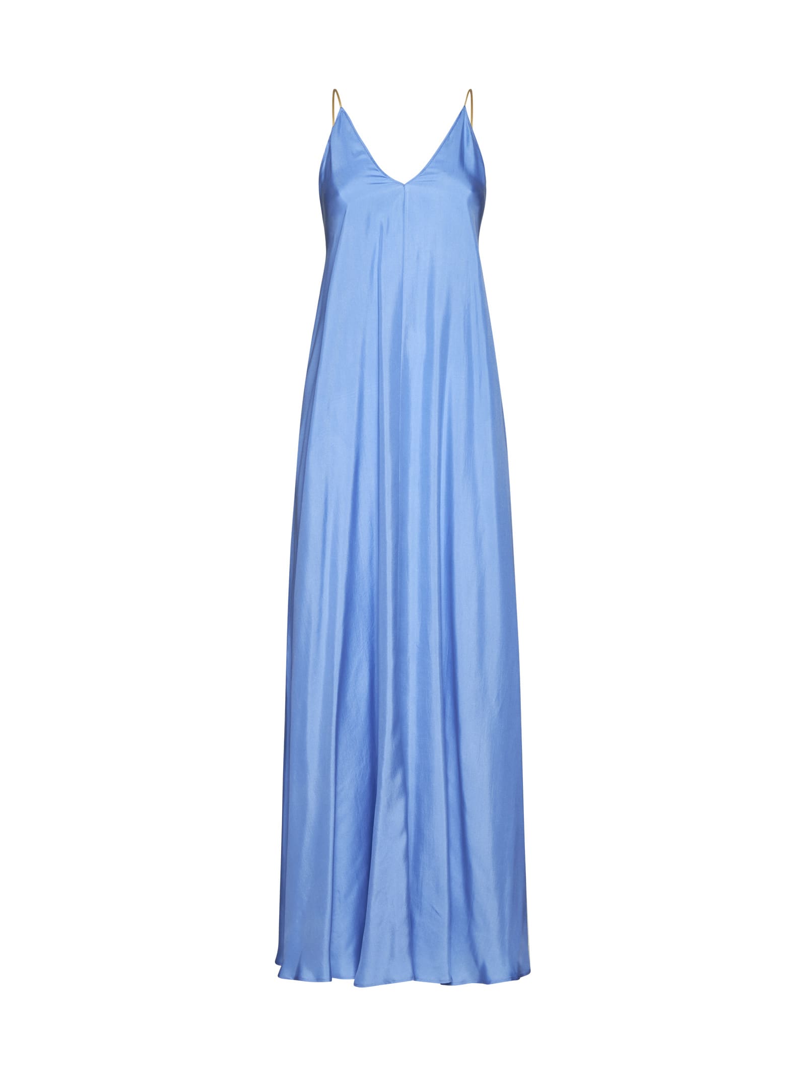 Shop Alysi Dress In Clear Blue