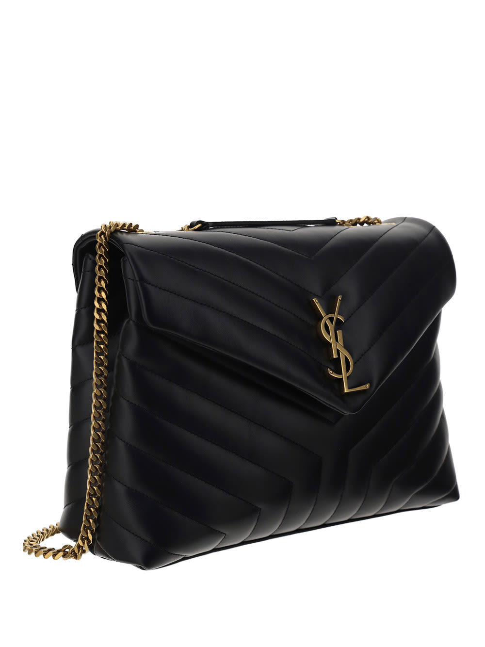 Saint Laurent Sulpice Colorblock Leather Shoulder Wallet