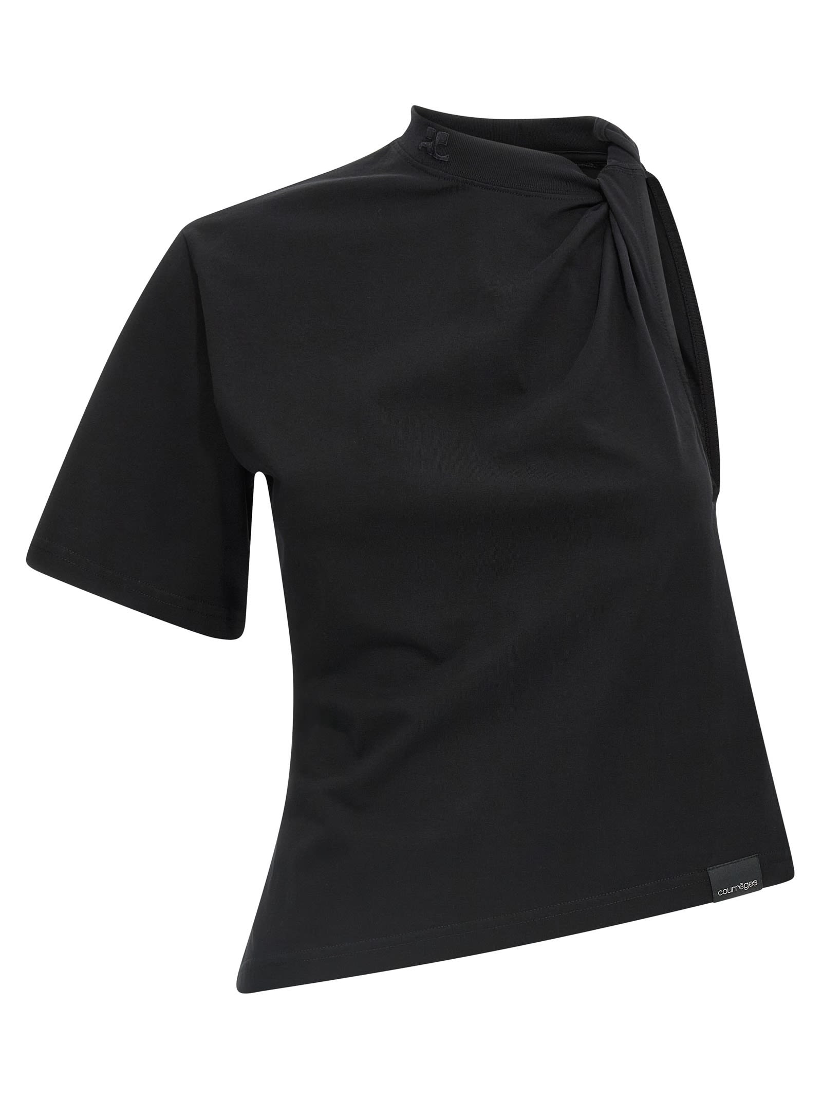 Courrèges twist Asymmetrical T-shirt