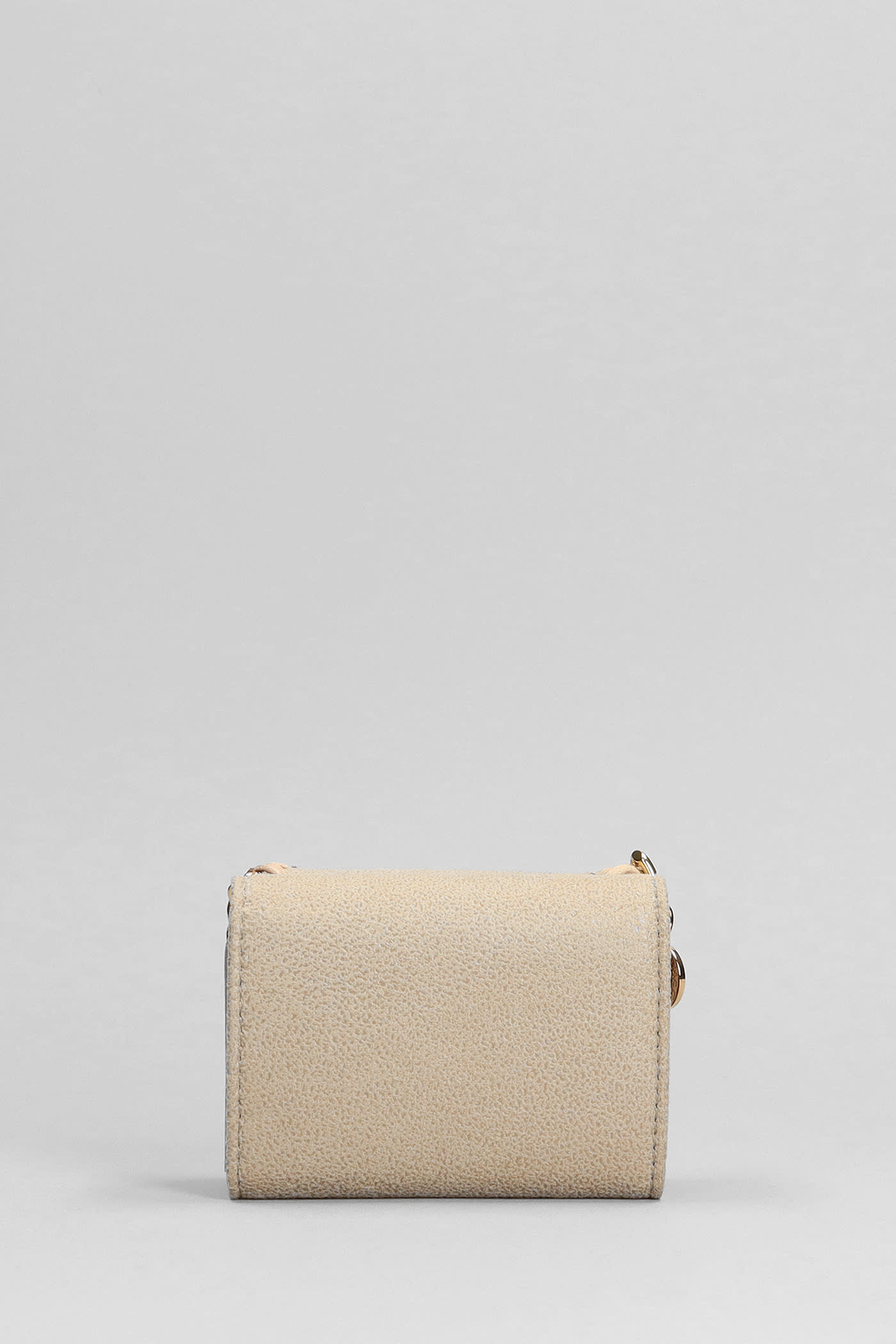 Shop Stella Mccartney Wallet In Beige Polyester