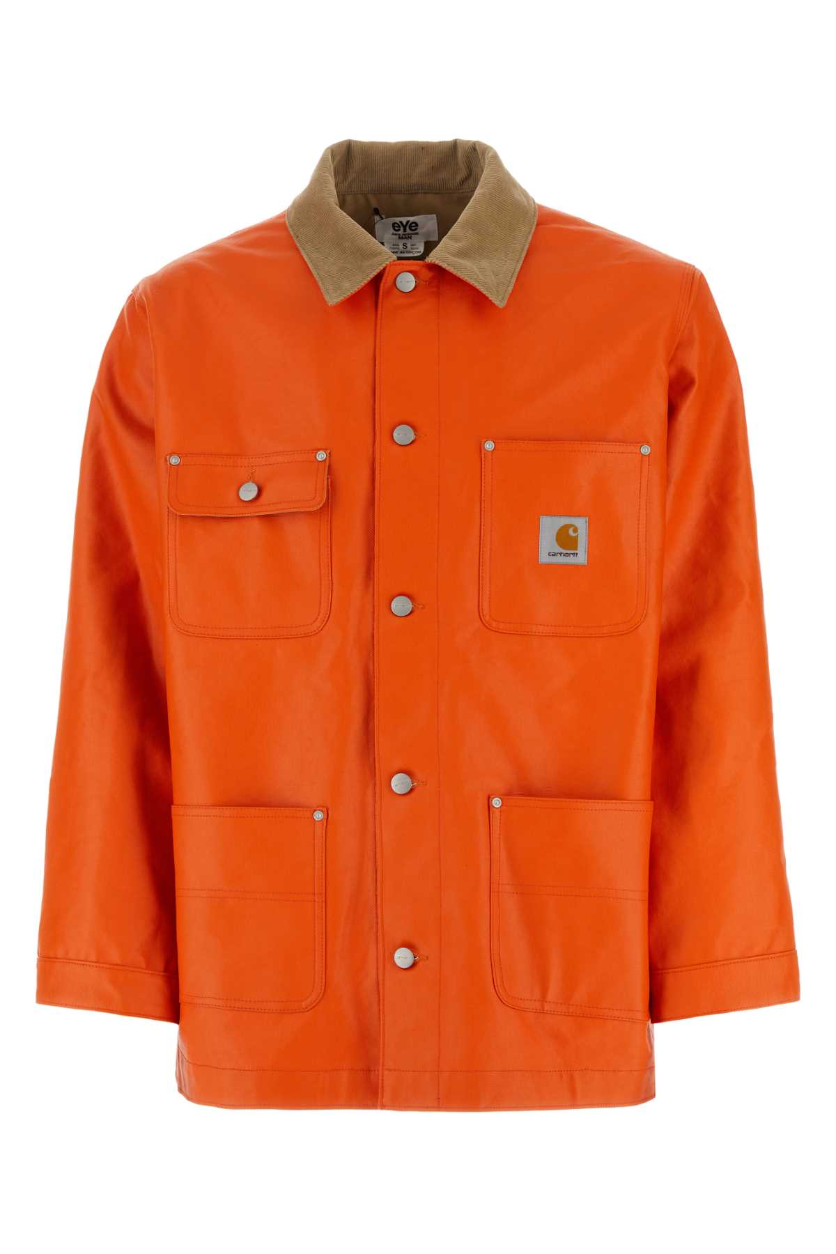 Shop Junya Watanabe Orange Cotton  X Carhartt Jacket In Na