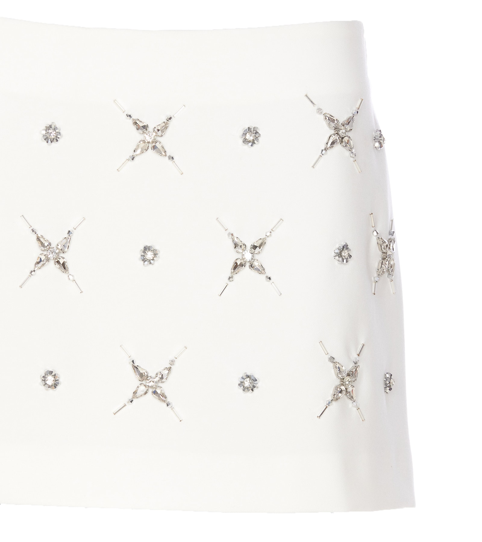 Shop Pinko Grass Mini Skirt In White