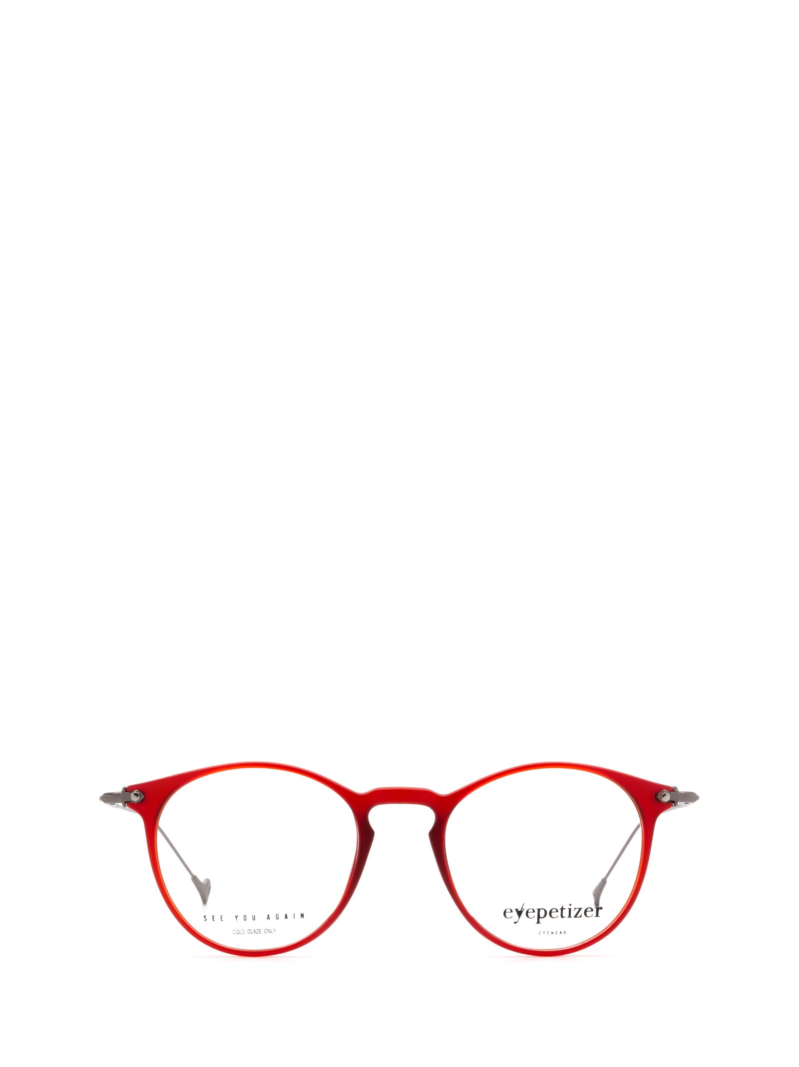 Eyepetizer Wilson Optical Matte Red Glasses