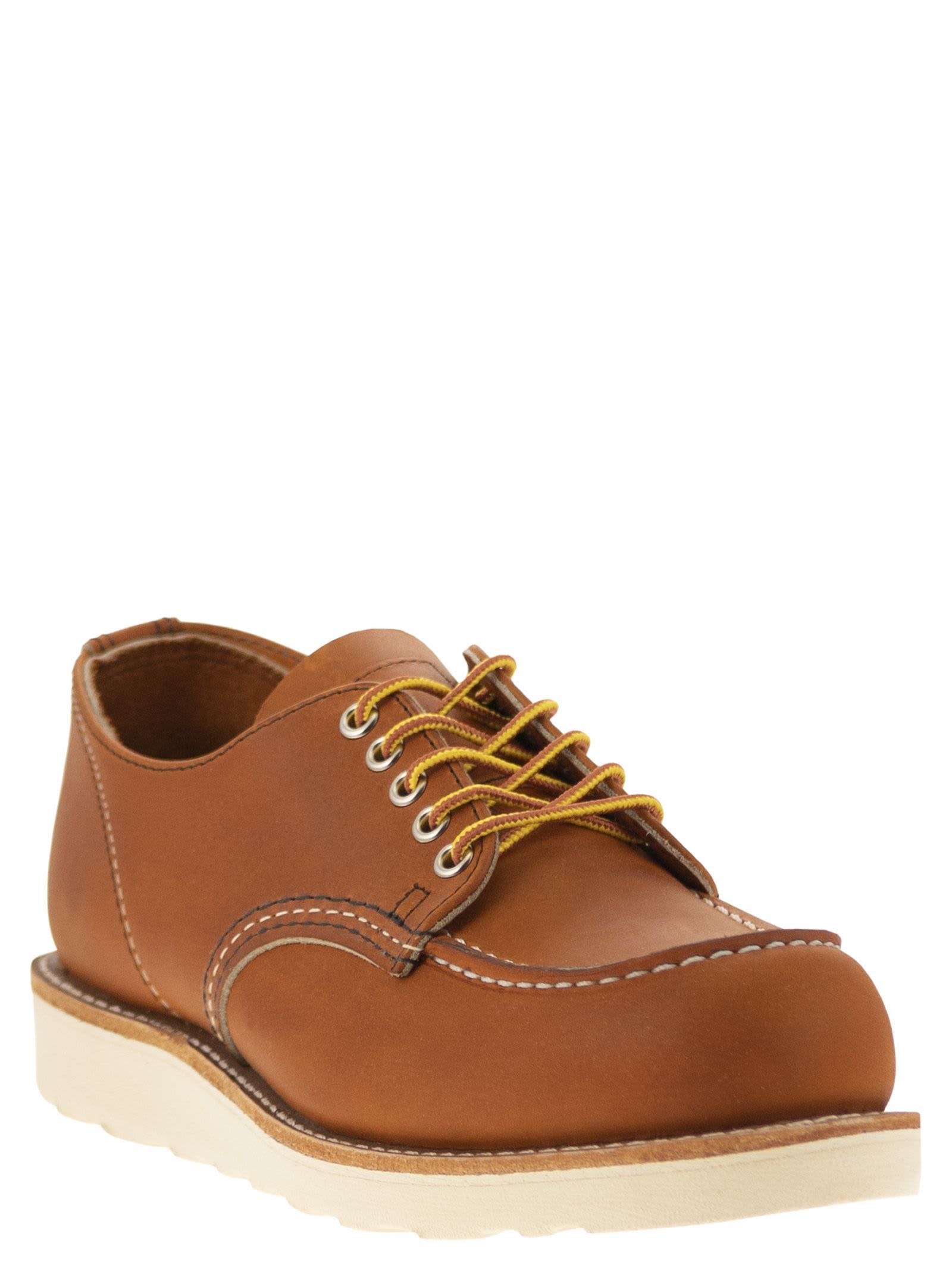 Red Wing Shop Moc Mens Oxford Shoes Uk8 Eu42 In Brown