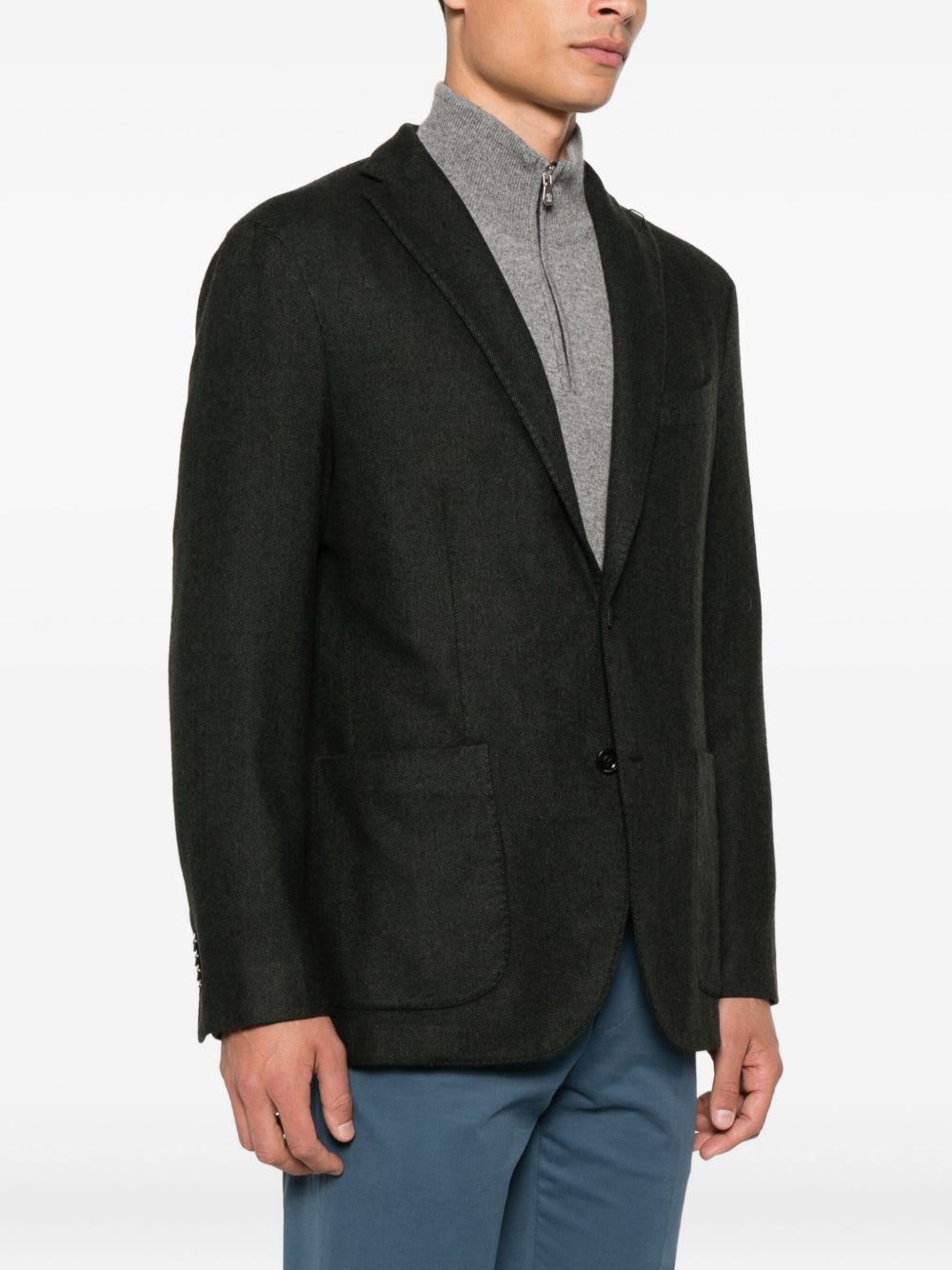 Boglioli Jersey Jacket In Black