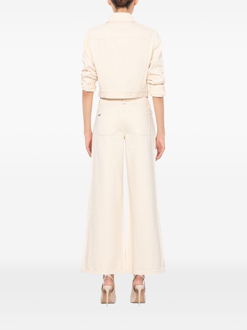 Alice And Olivia Alice + Olivia Slay Wide-leg Trousers In White