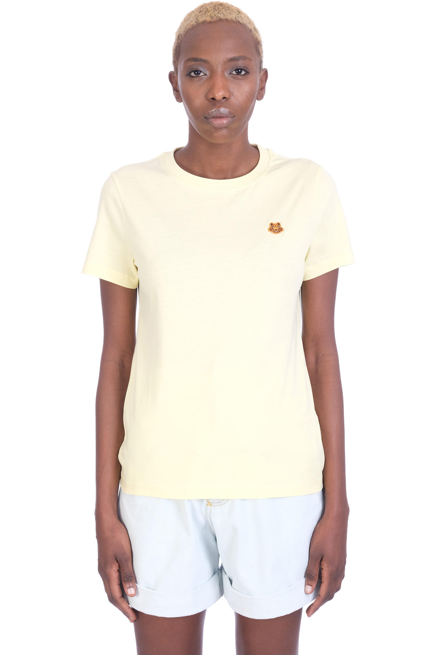 Kenzo T-shirt In Yellow Cotton