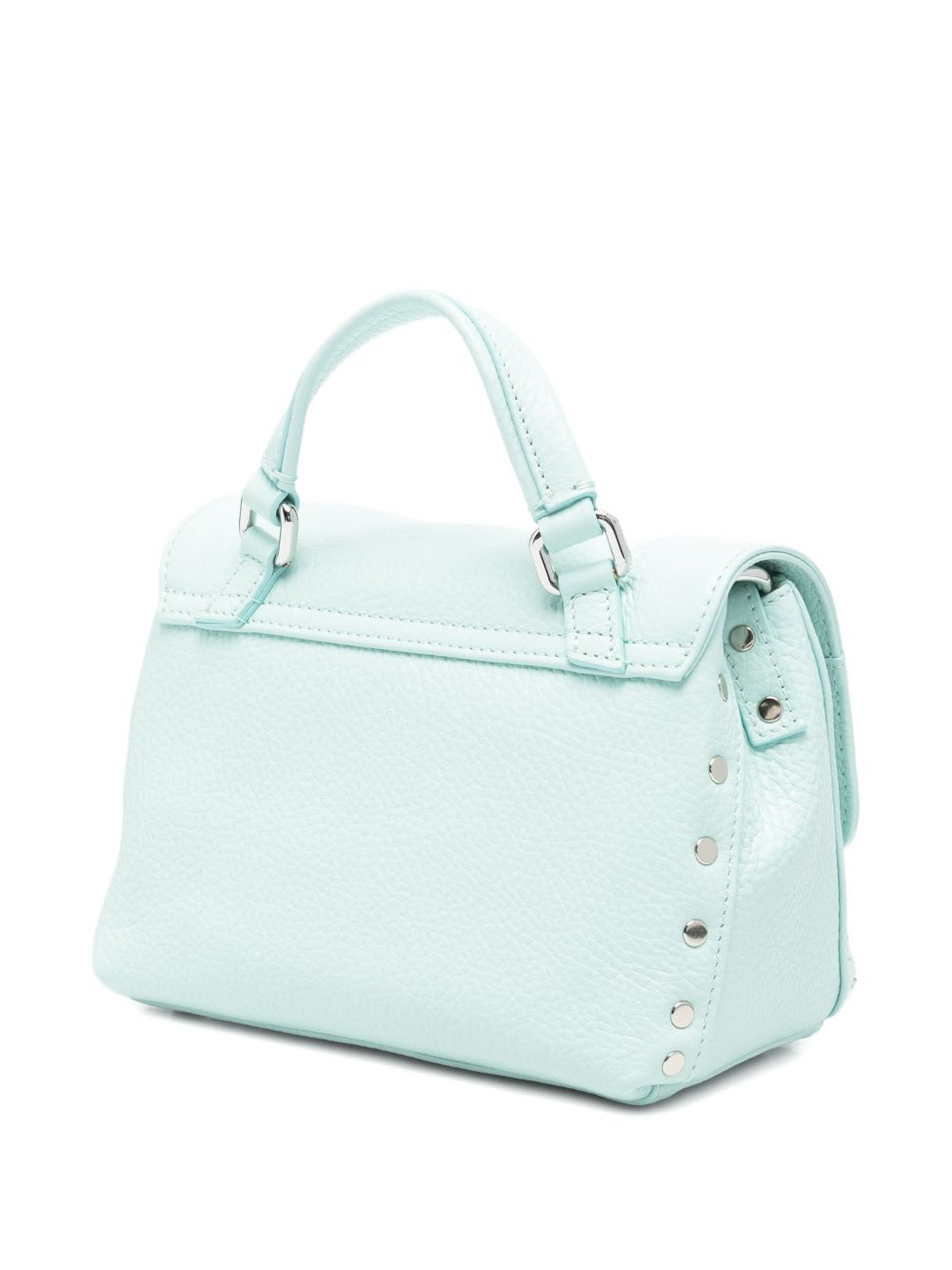 Zanellato Postina Daily Baby Leather Handbag In Green