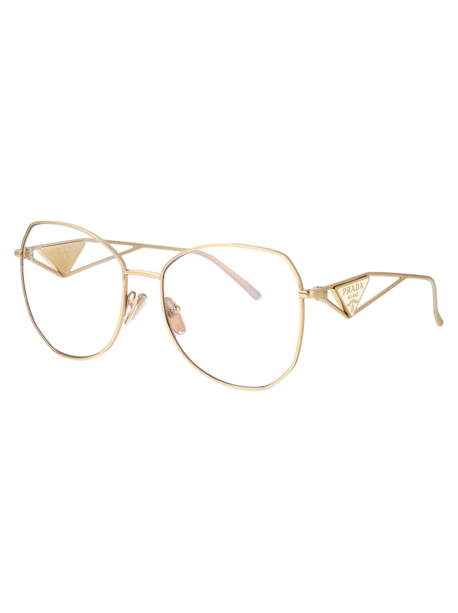 Shop Prada 0pr 57ys Sunglasses In Zvn08n Pale Gold