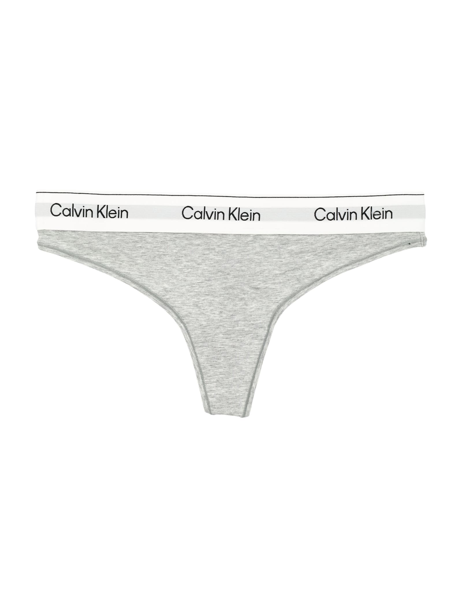Calvin Klein Icon Cotton Modal Thong In Gray