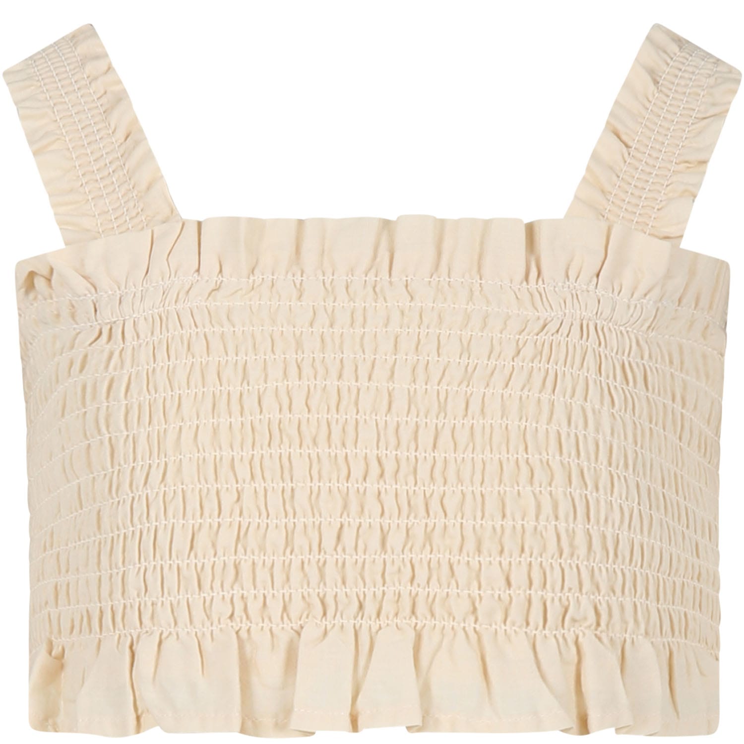 Molo Kids' Ivory Top For Girl