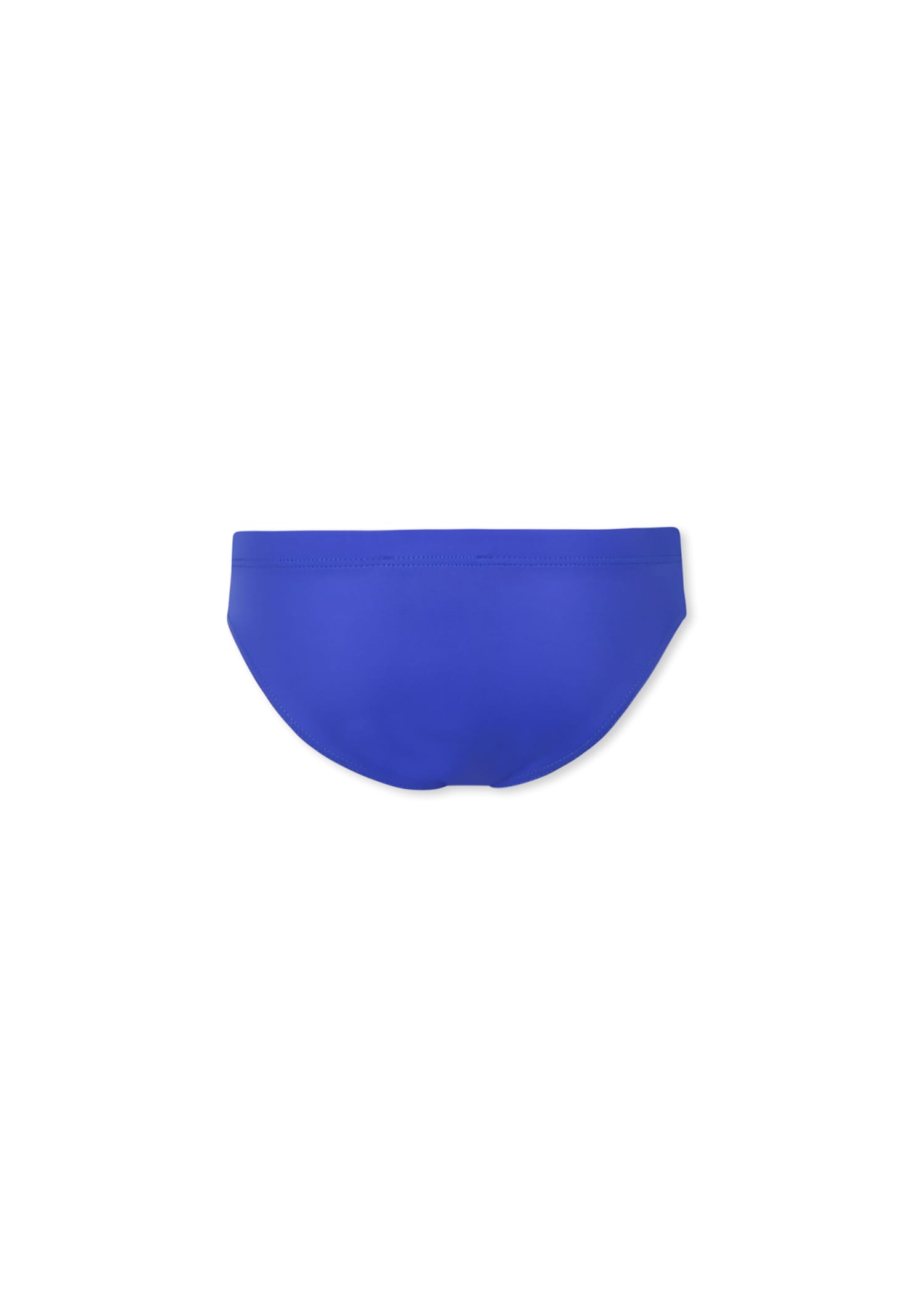 Diesel Blue Swim Briefs For Boy With Logo In Blue