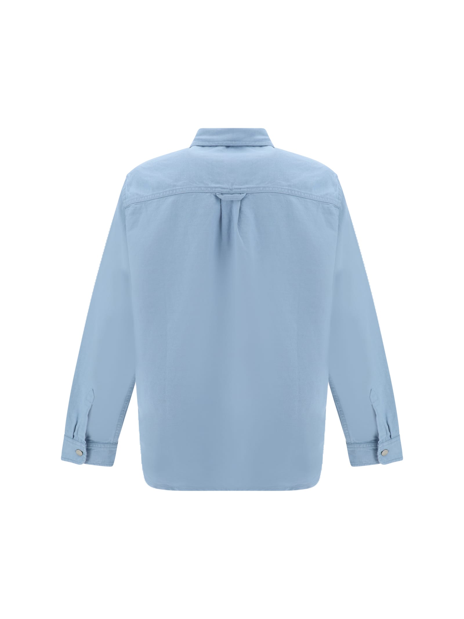 Shop Carhartt Walter Jac Shirt In Gnawed Blue