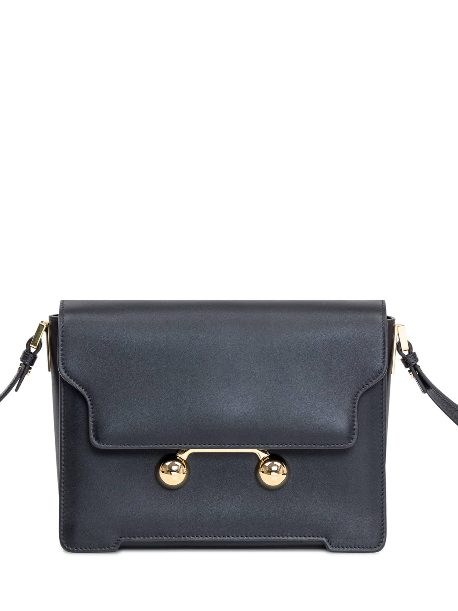 Shop Marni Trunkaroo Medium Bag In Black