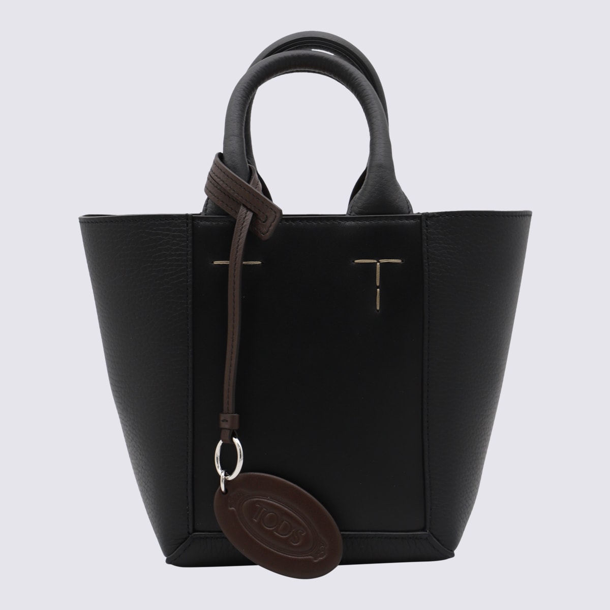 Shop Tod's Black Leather Crossbody Bag