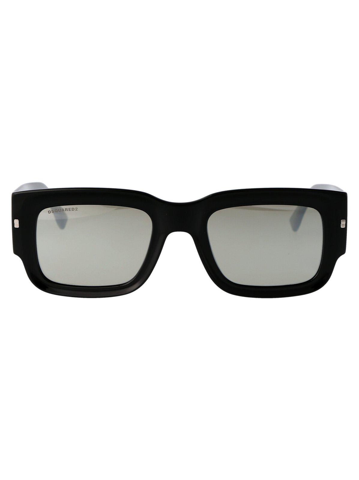 Shop Dsquared2 Square-frame Sunglasses In Csa/t4 Black Pallad