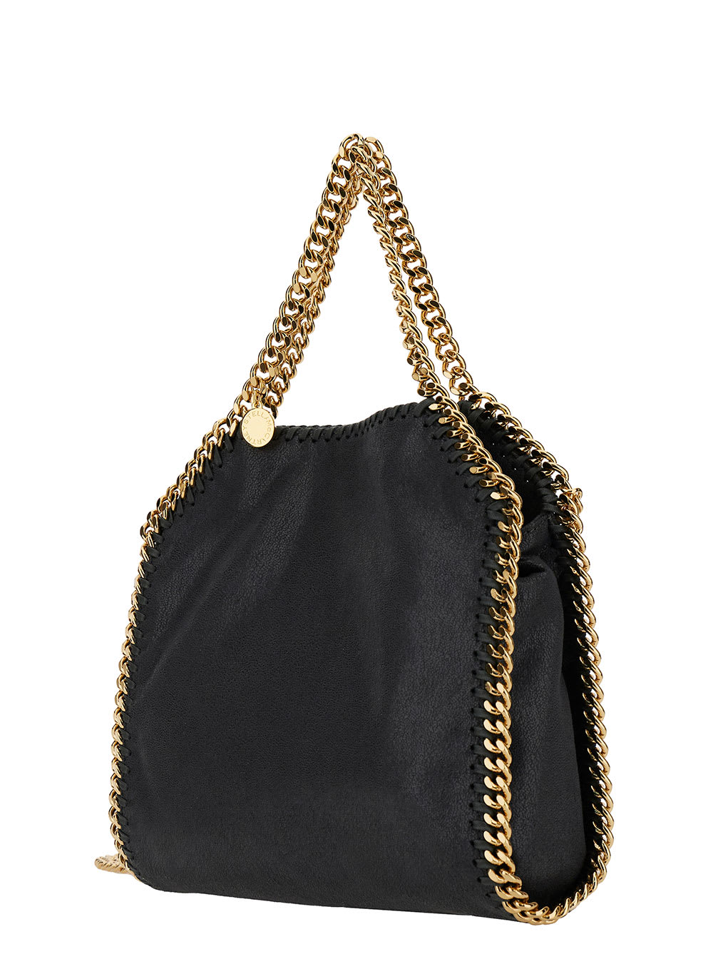 STELLA MCCARTNEY MINI TOTE ECO SHAGGY DEER W/GOLD colour CHAIN