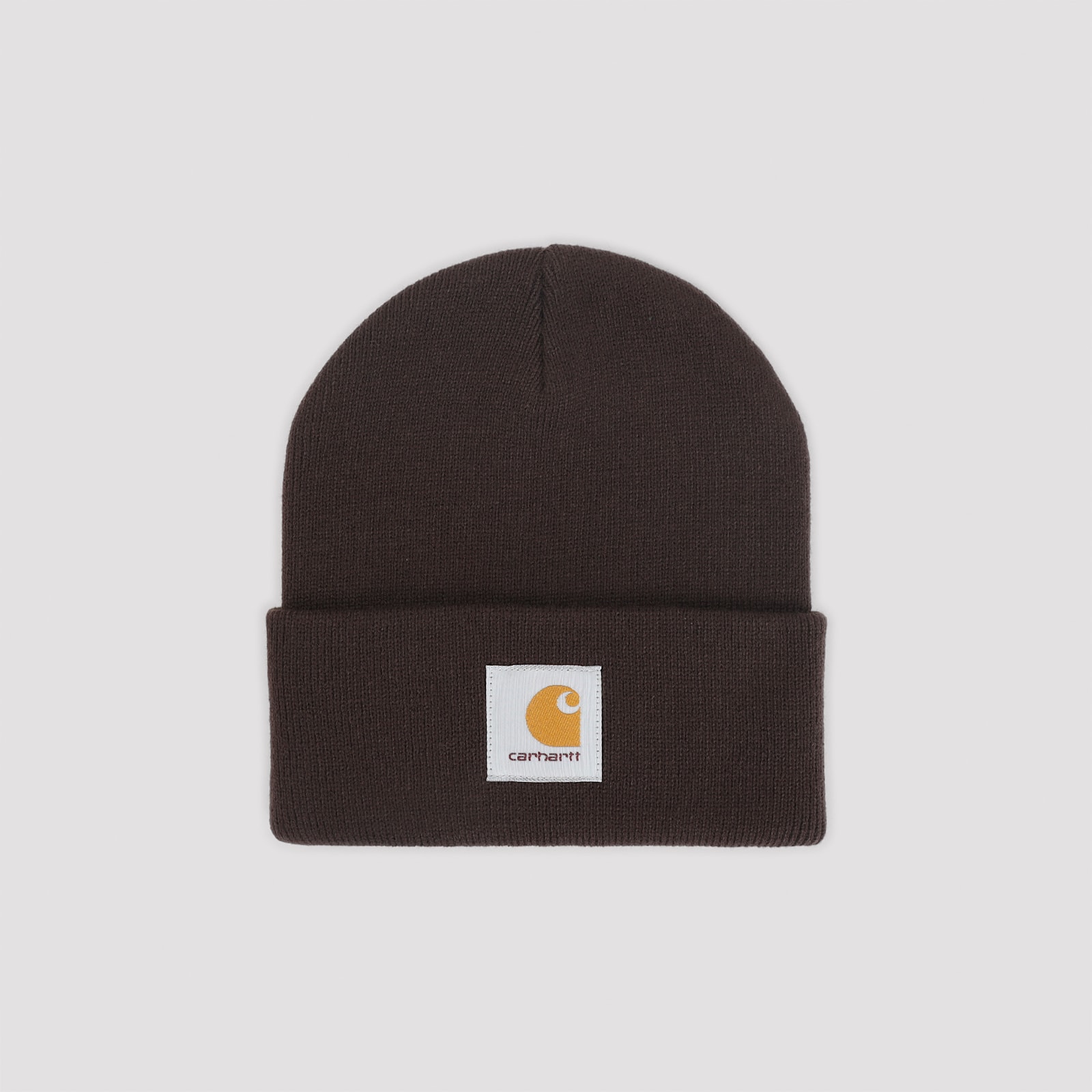 Carhartt Short Acrylic Watch Hat Tobacco In Brown
