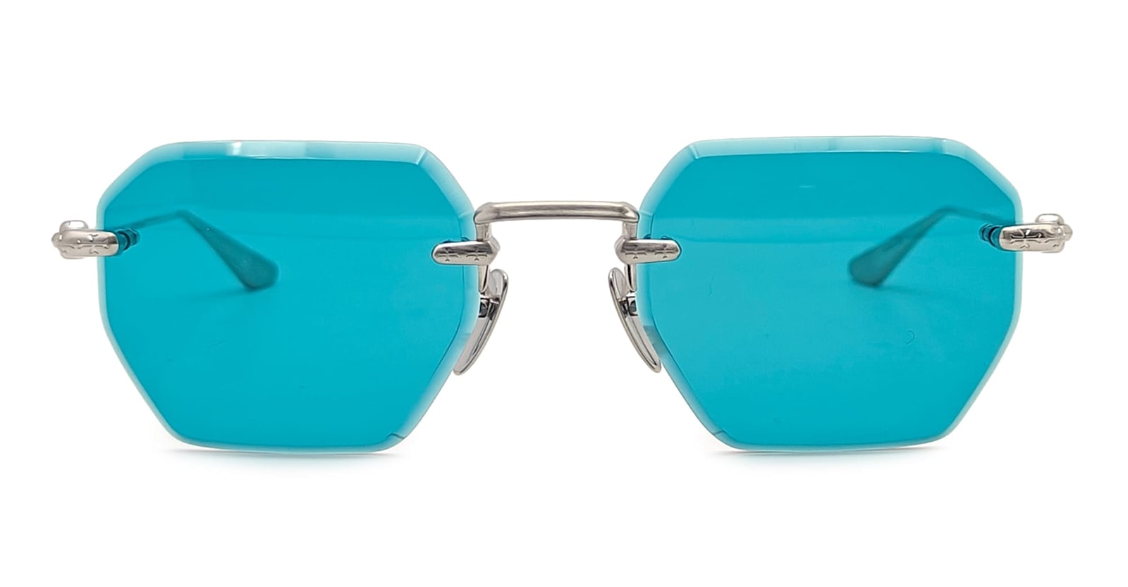 Chrome Hearts Sunglasses In Metallic