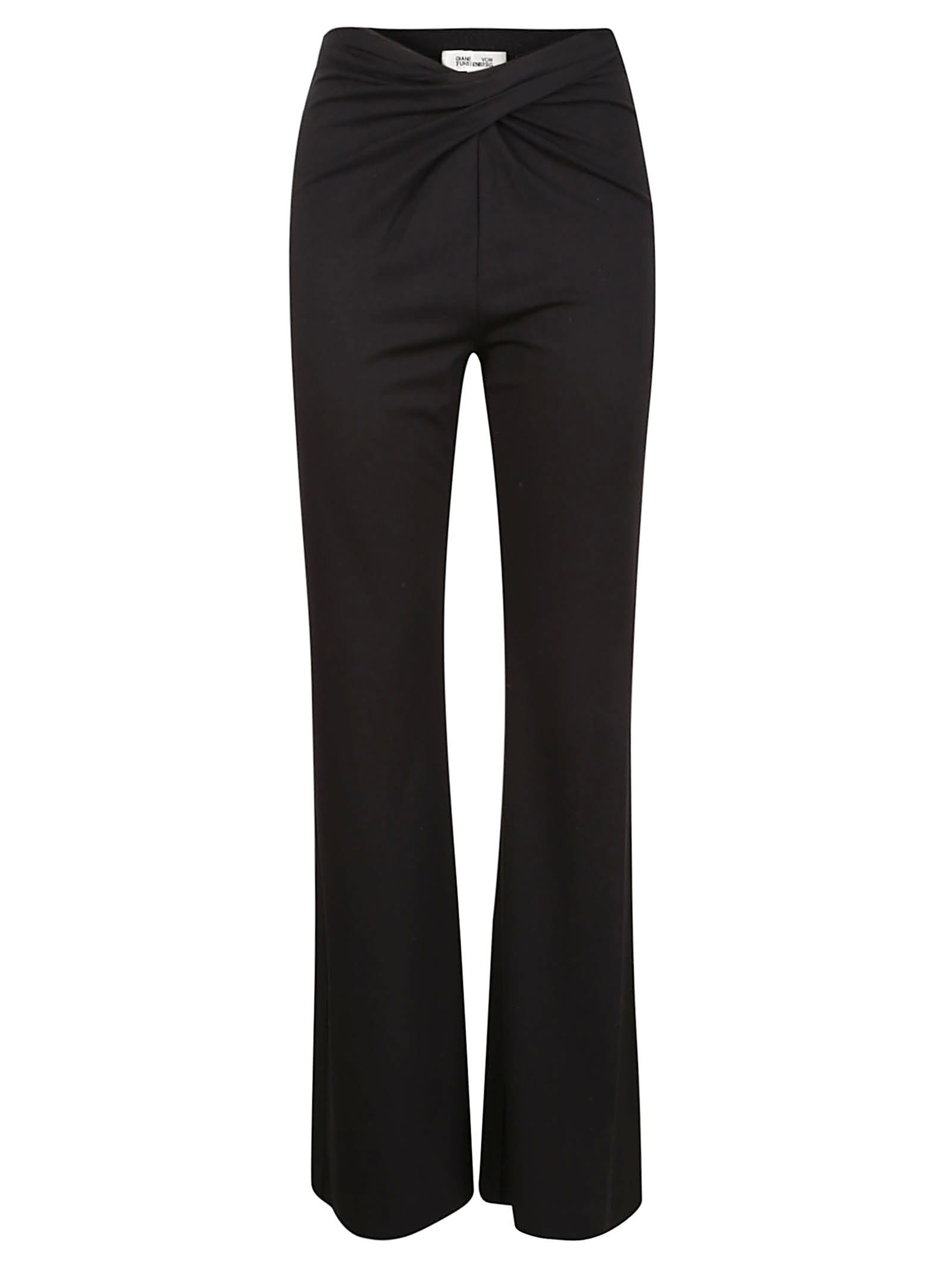 Shop Diane Von Furstenberg Trousers Black