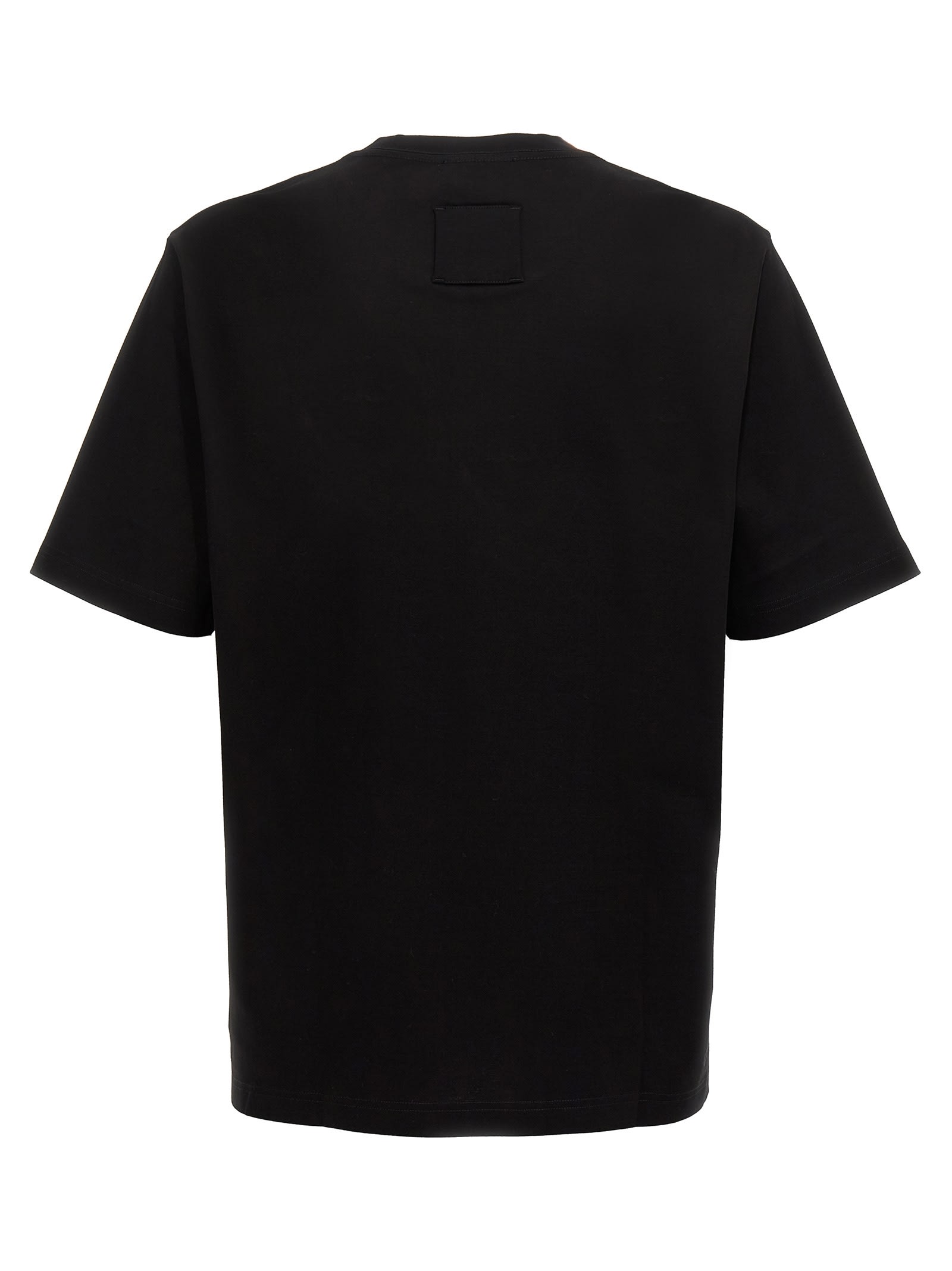 Shop Lanvin Logo Embroidery T-shirt In Black