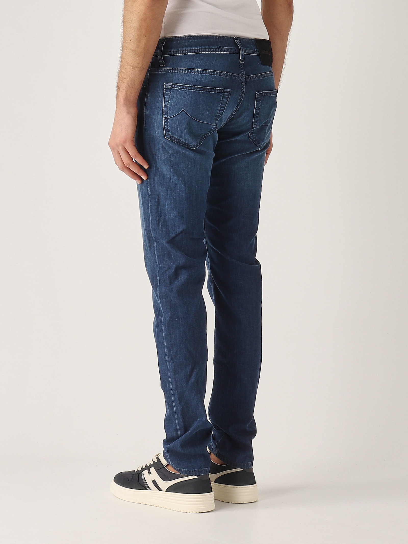 Jacob Cohen Slim Fit Trousers Five Pockets In Blue