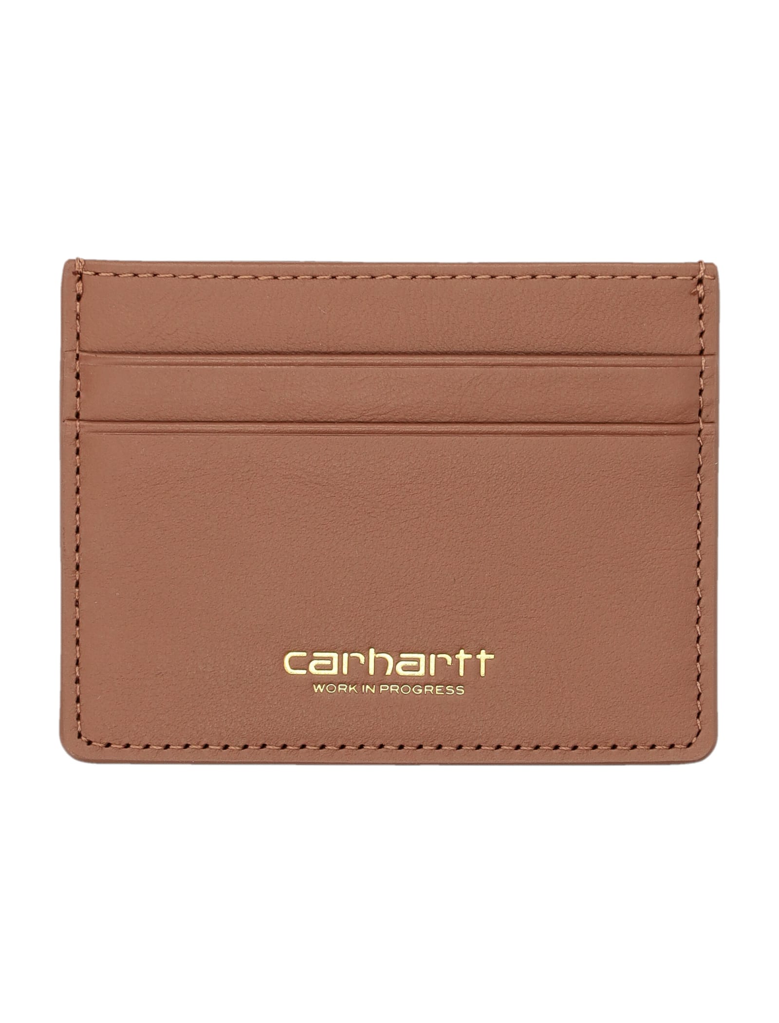 Shop Carhartt Vegas Card Holder In Cognac Gold